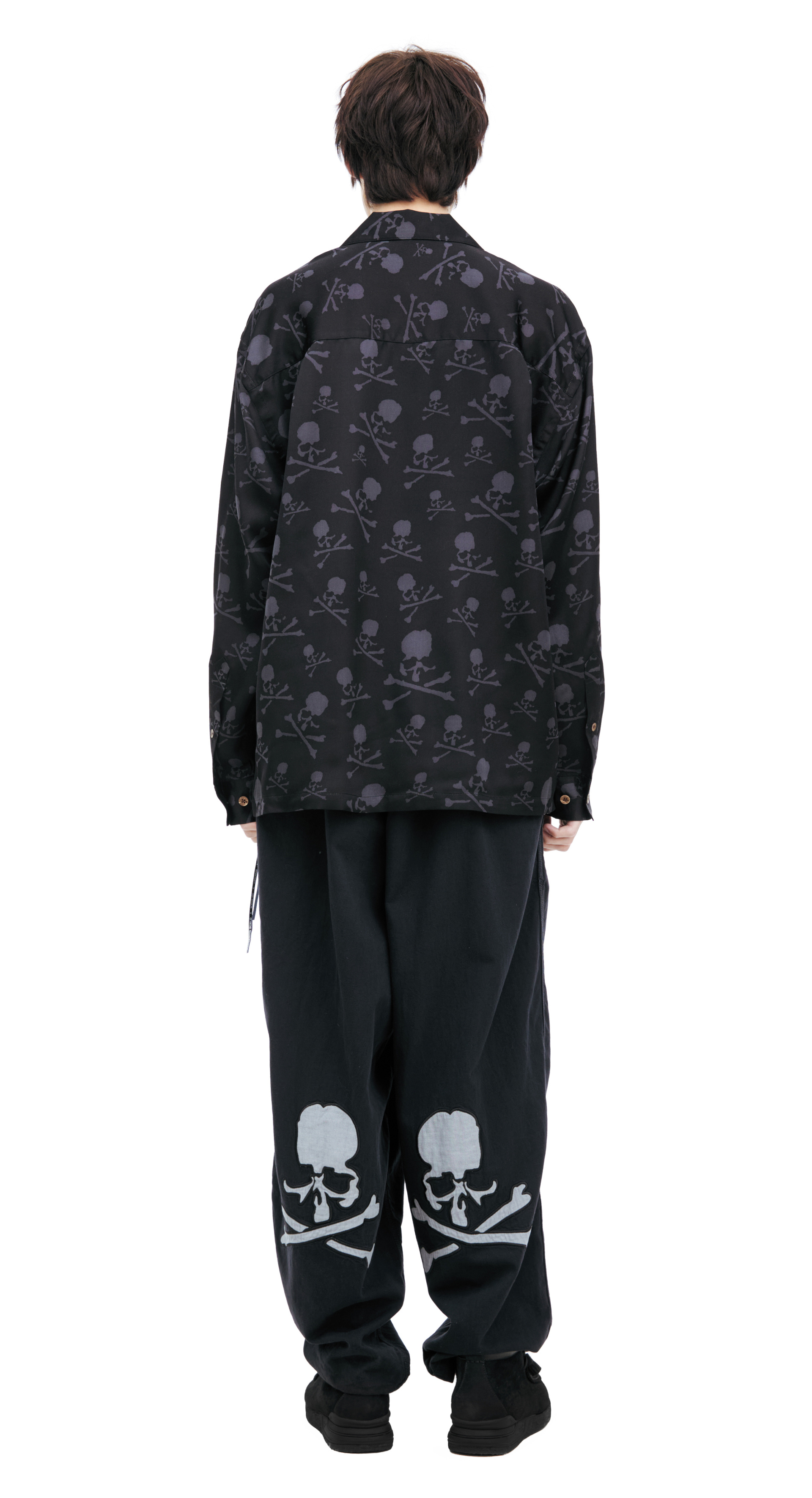 Mastermind WORLD Шелковая рубашка с монопринтом