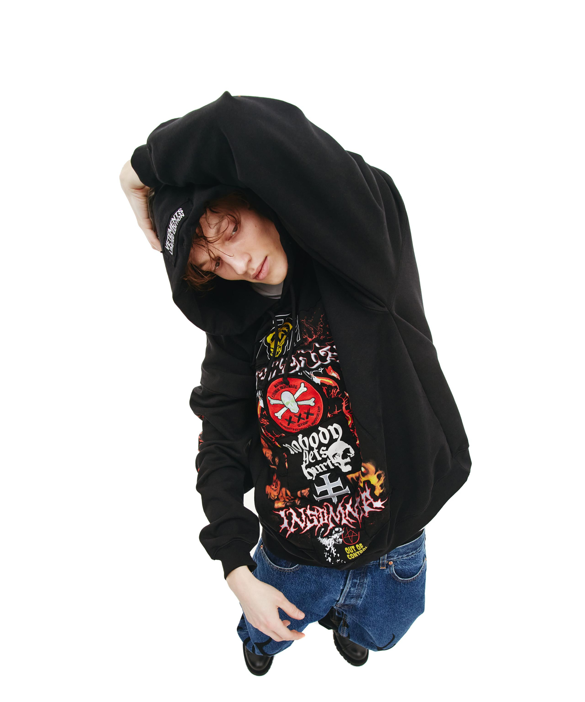 VETEMENTS Худи World Tour с патчами