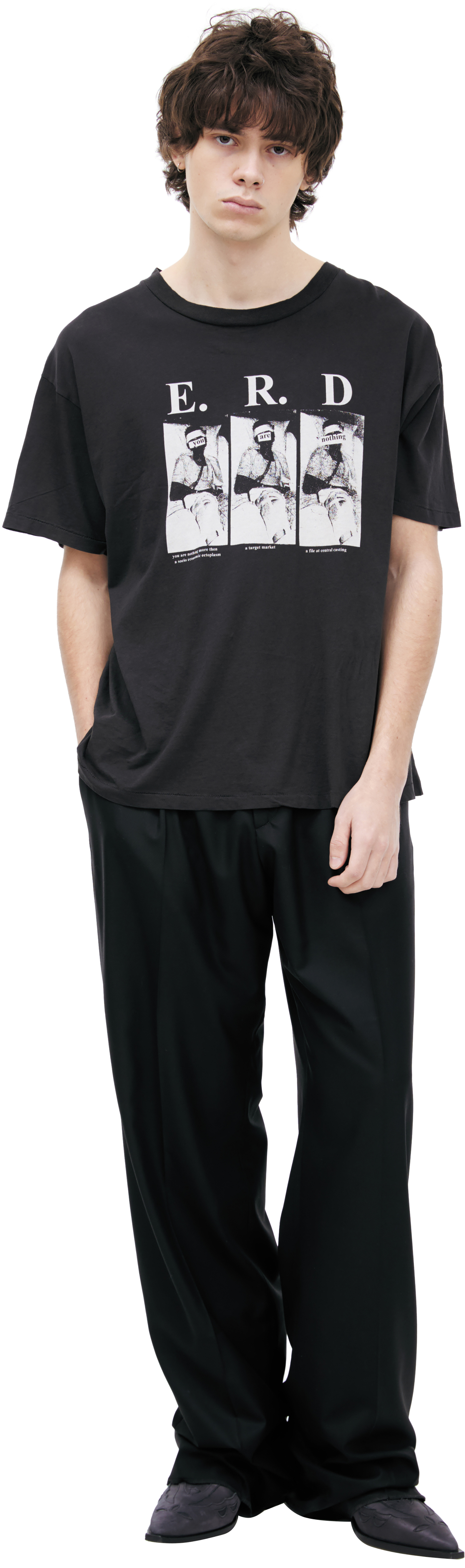 Enfants Riches Déprimés Черная футболка с принтом