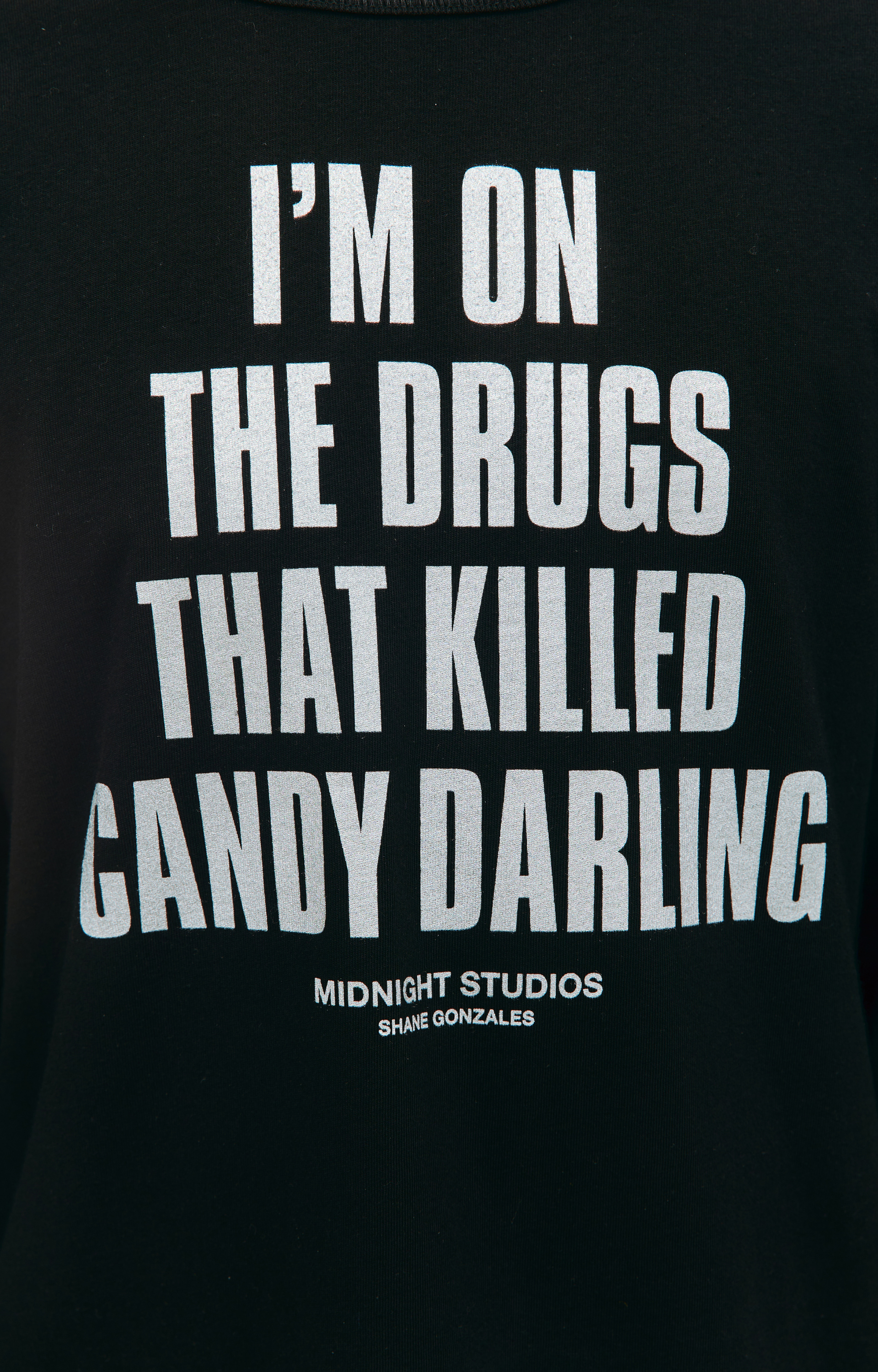 Midnight Studios Хлопковый лонгслив с принтом