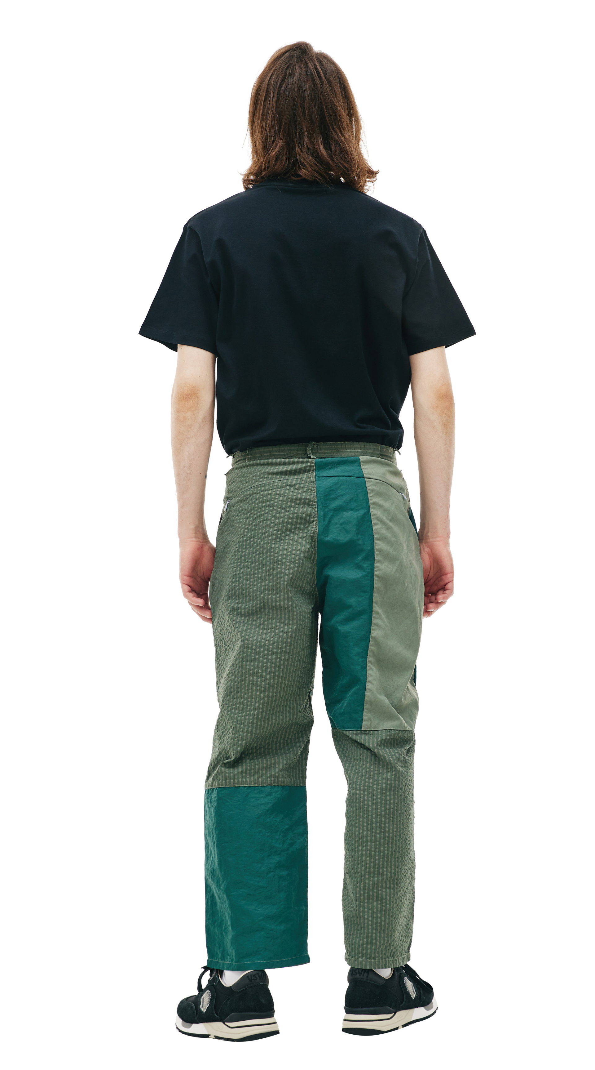 KIMMY Брюки пэчворк в полоску