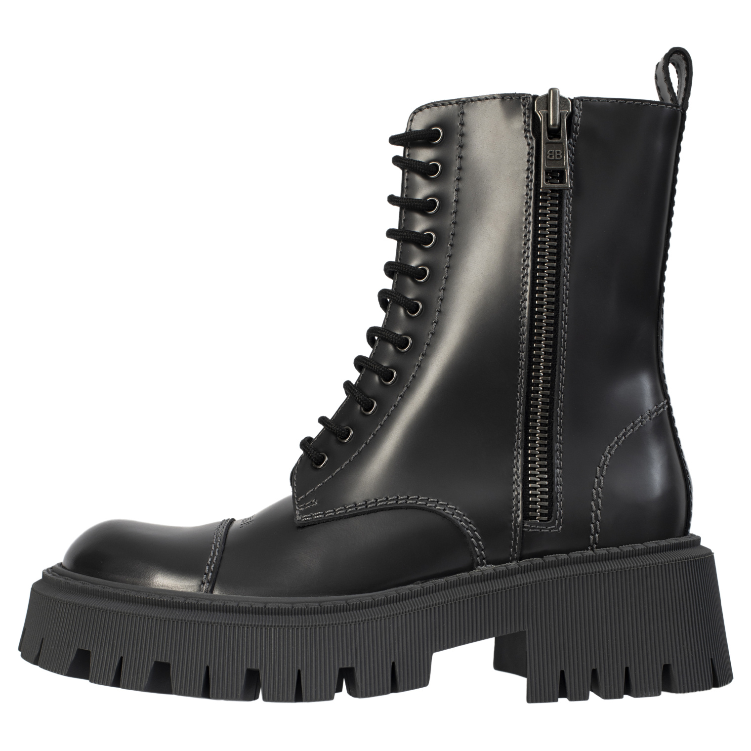 Balenciaga Кожаные ботинки Tractor 20mm на шнуровке