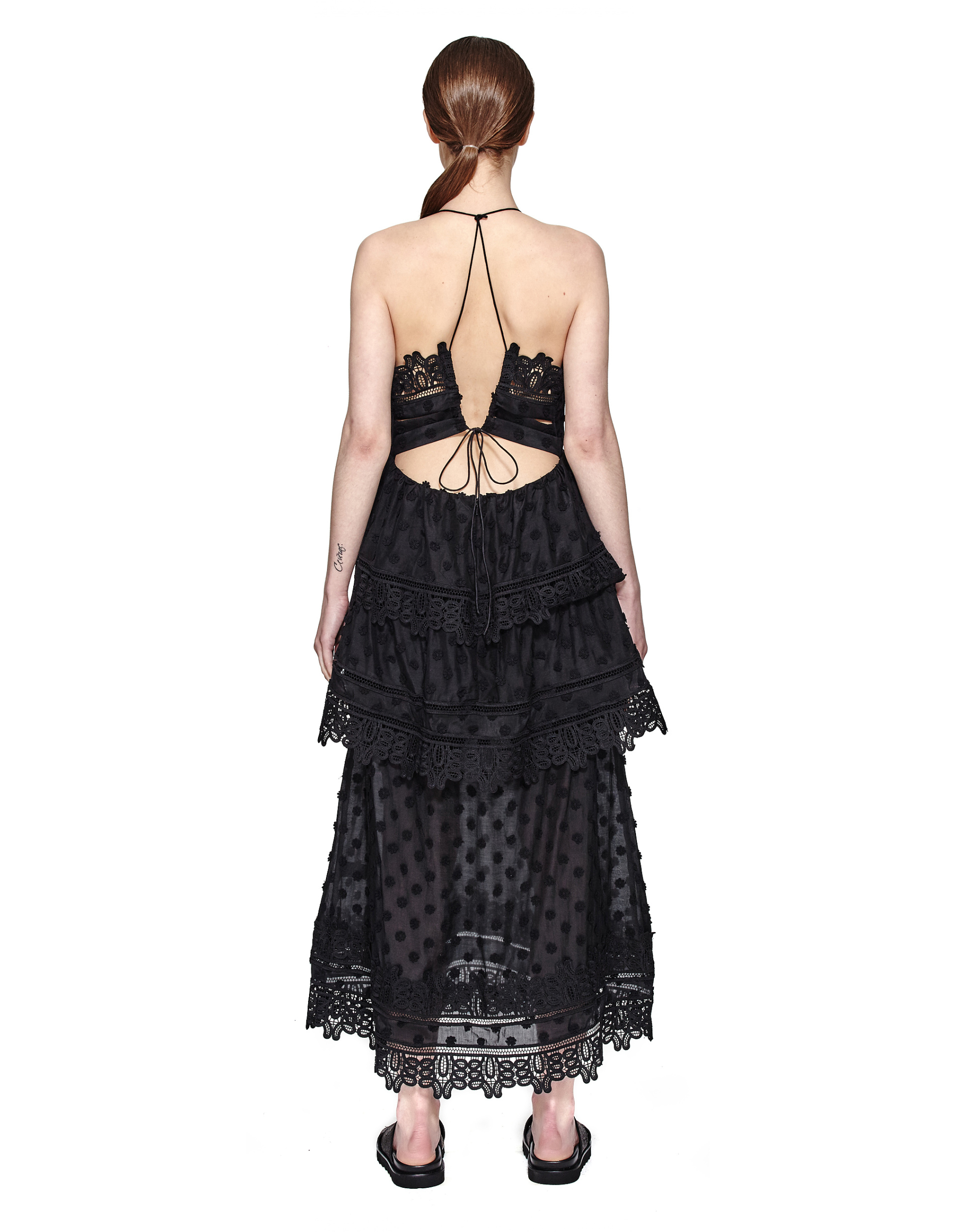 Self-Portrait Платье из хлопка и тенсела