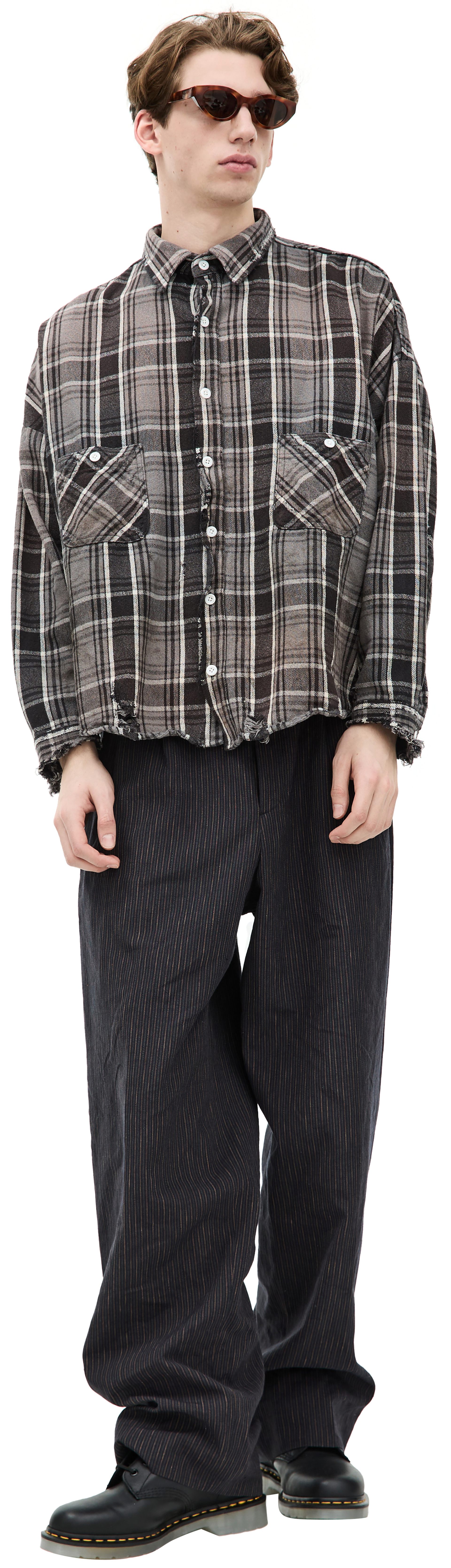 Saint Mxxxxxx Серая рубашка на пуговицах