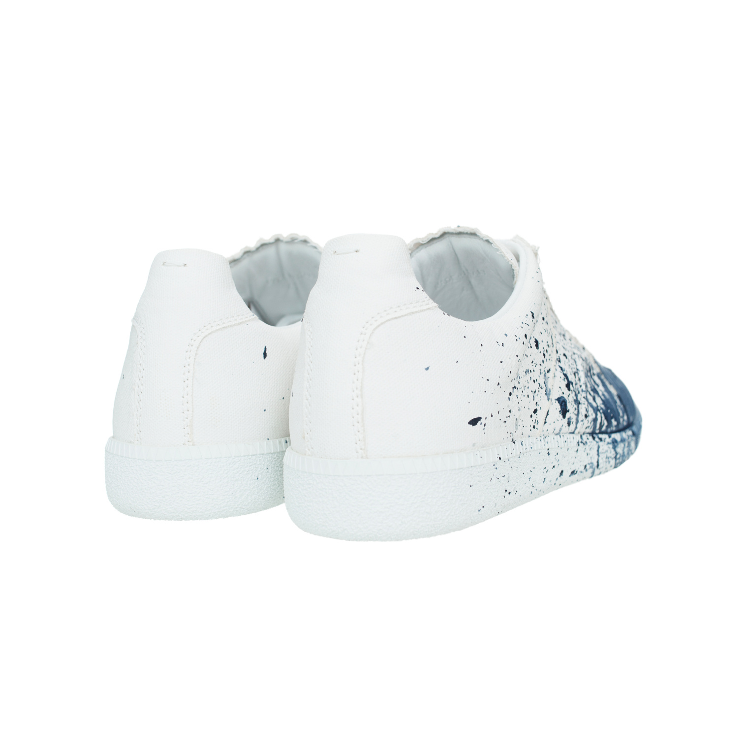 Maison Margiela Белые кеды Replica в краске