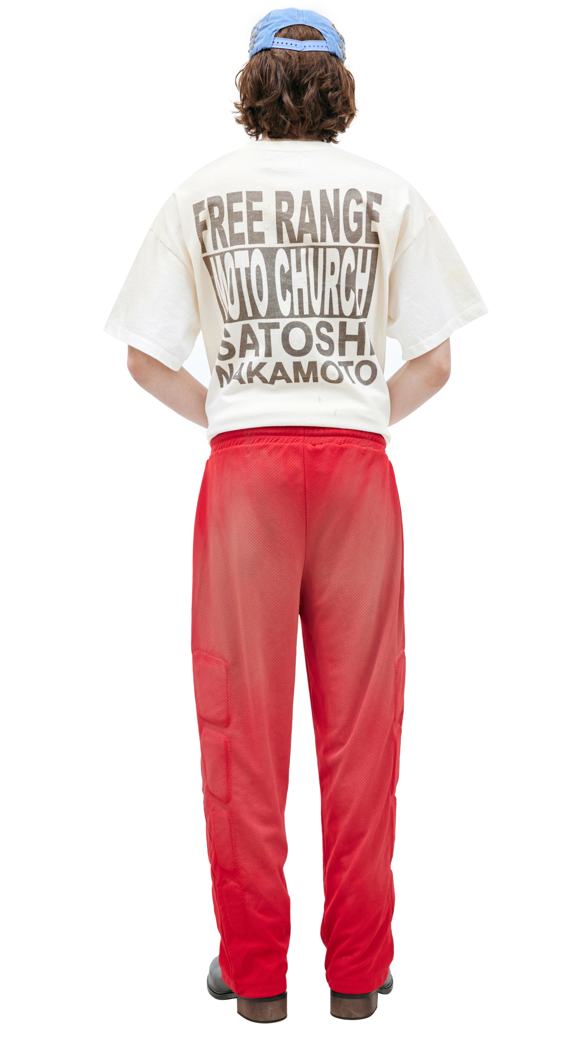Satoshi Nakamoto Брюки с вышитым логотипом