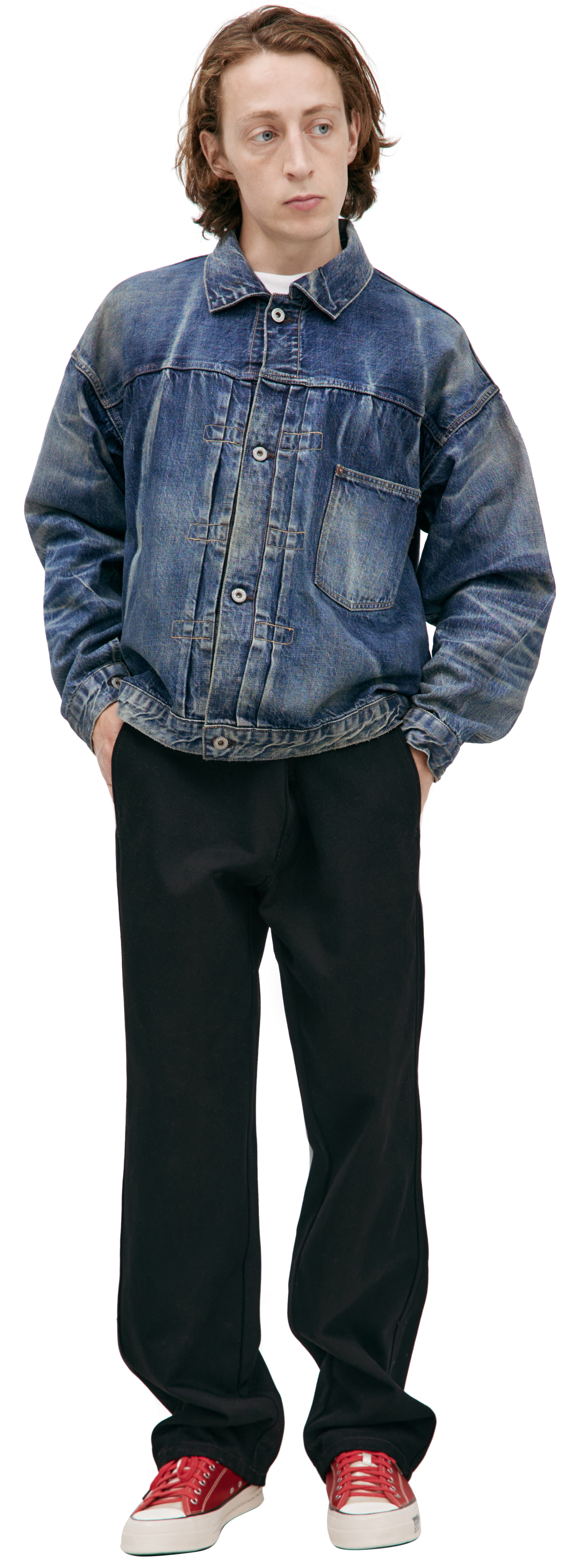 Saint Mxxxxxx Джинсовая куртка на пуговицах