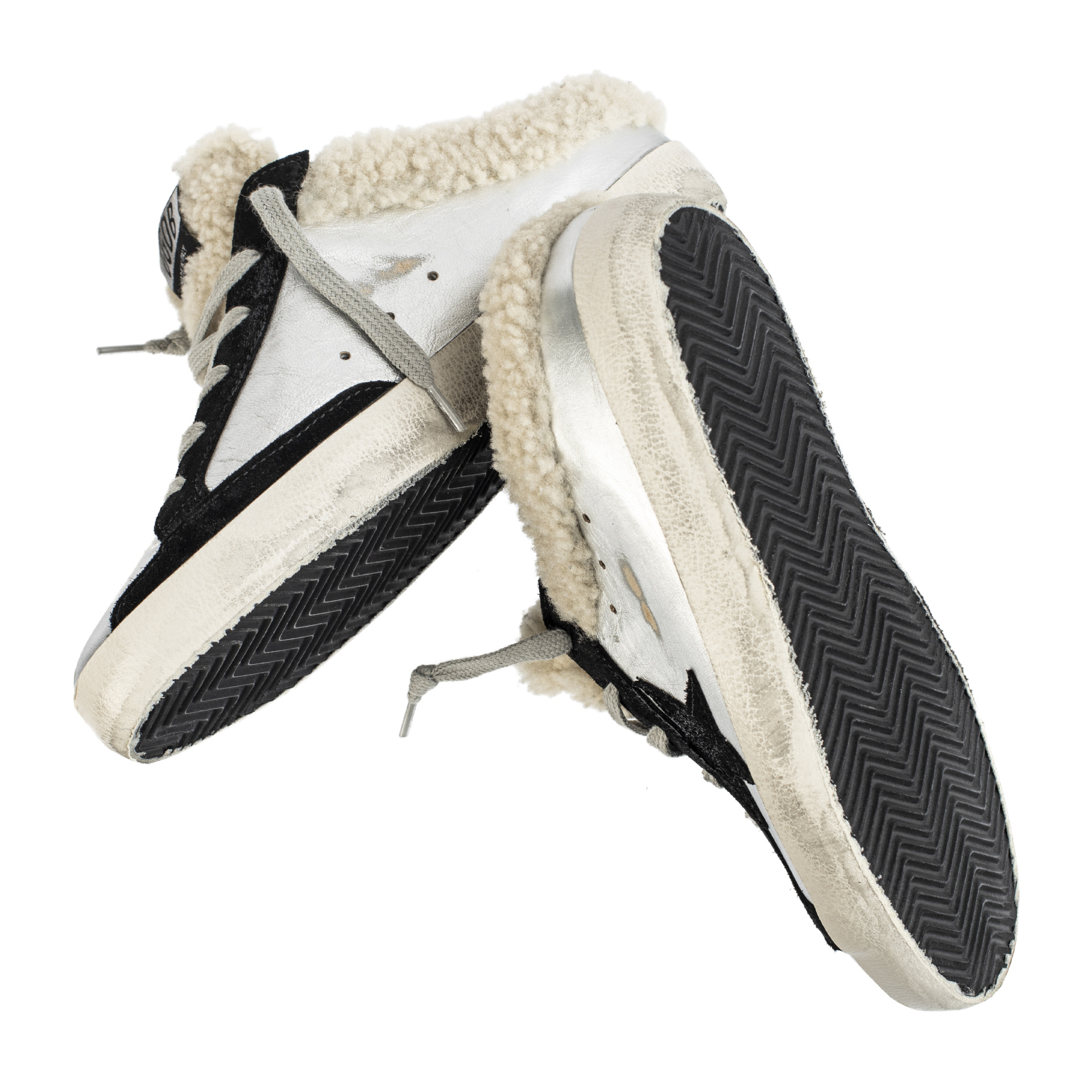Golden Goose Кеды Sabots с мехом
