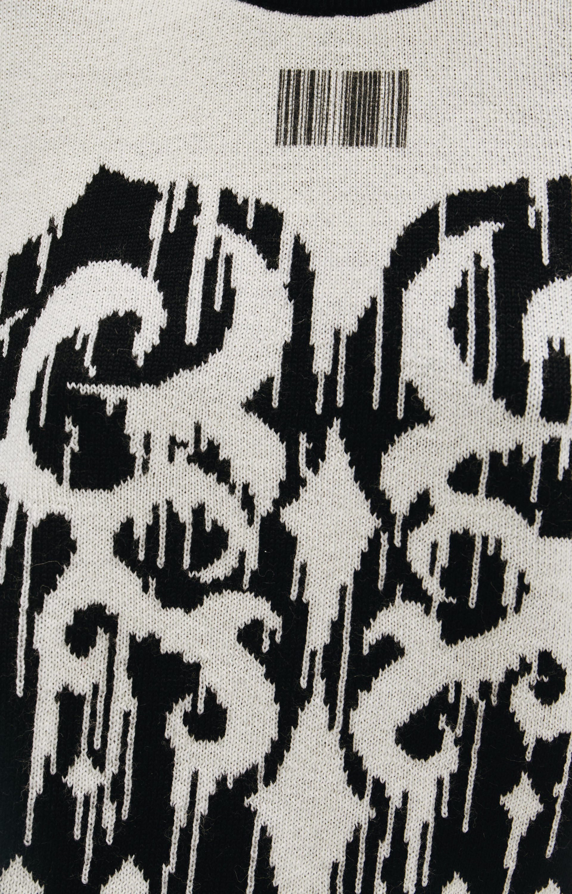 VTMNTS Шерстяной свитер с принтом