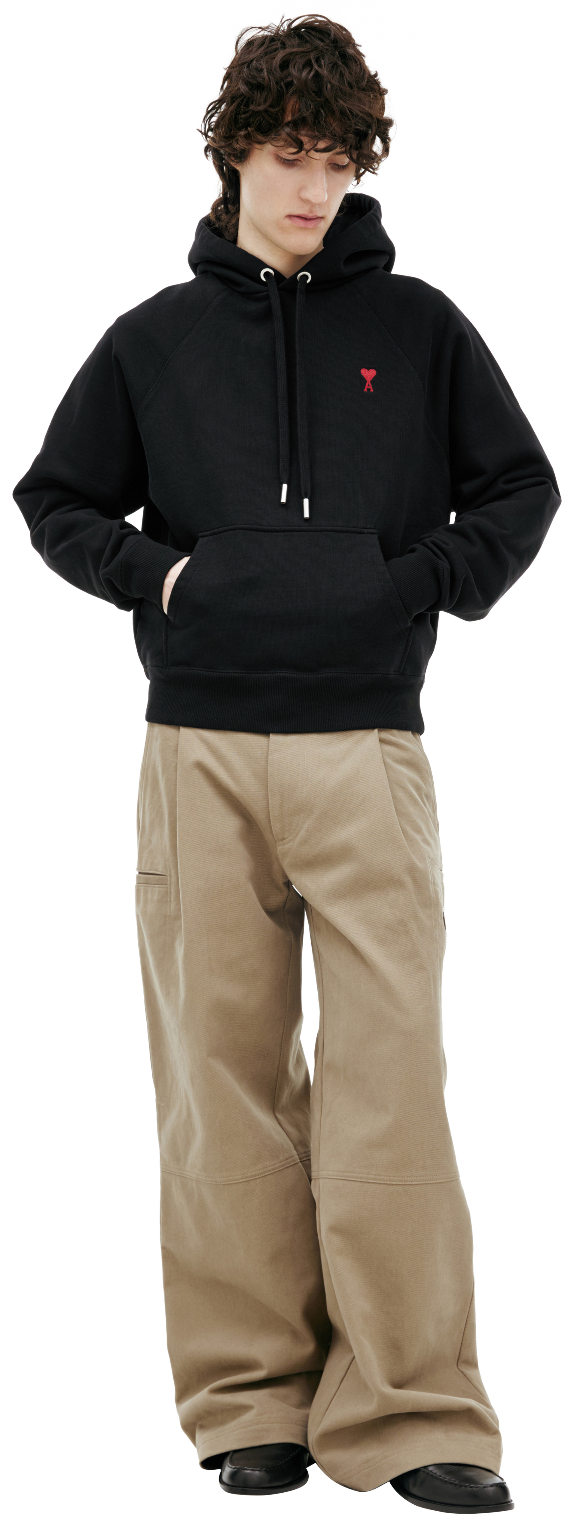 AMI PARIS Худи с вышитым логотипом