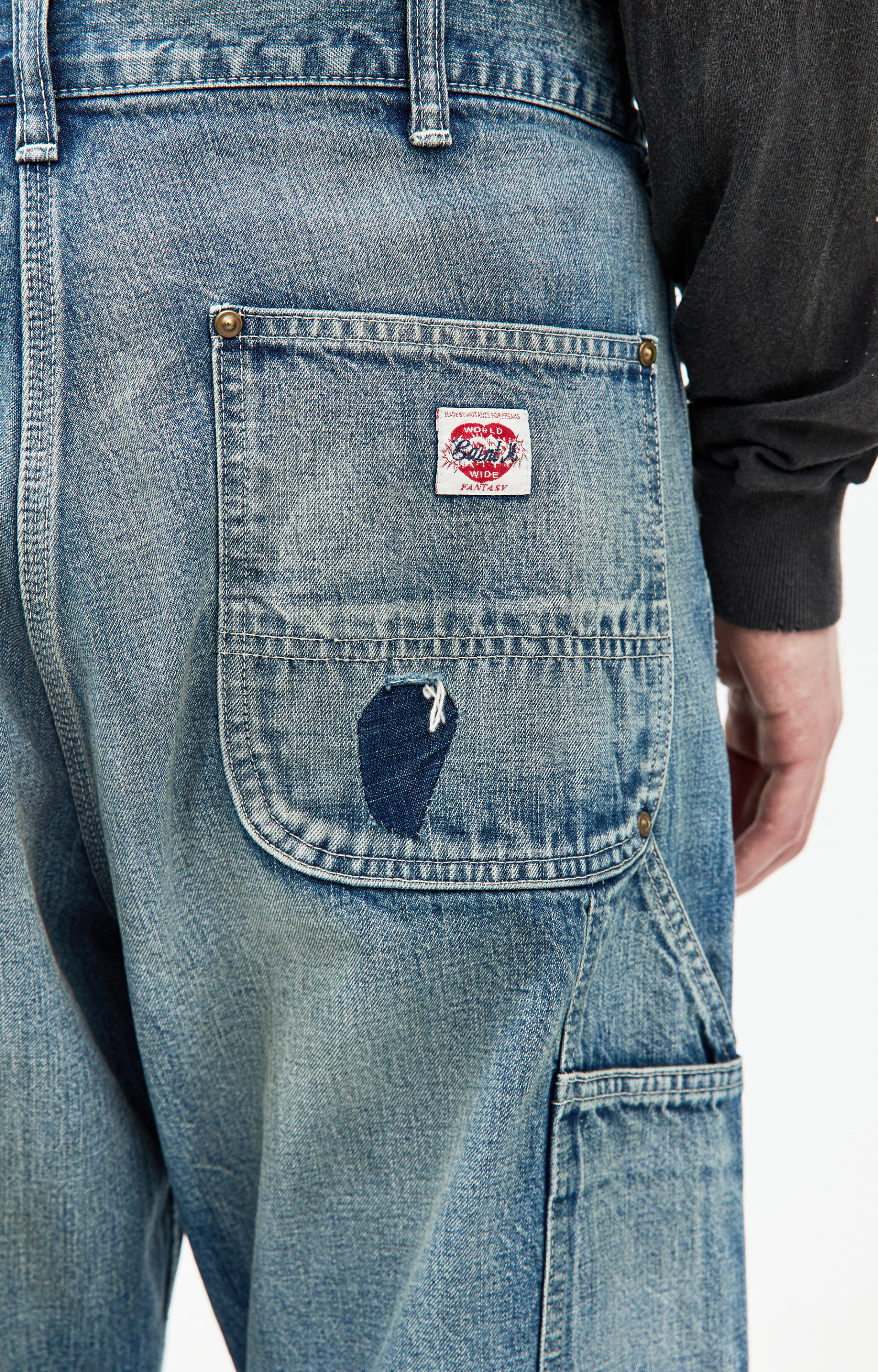 Saint Mxxxxxx Хлопковые джинсы Double Knee