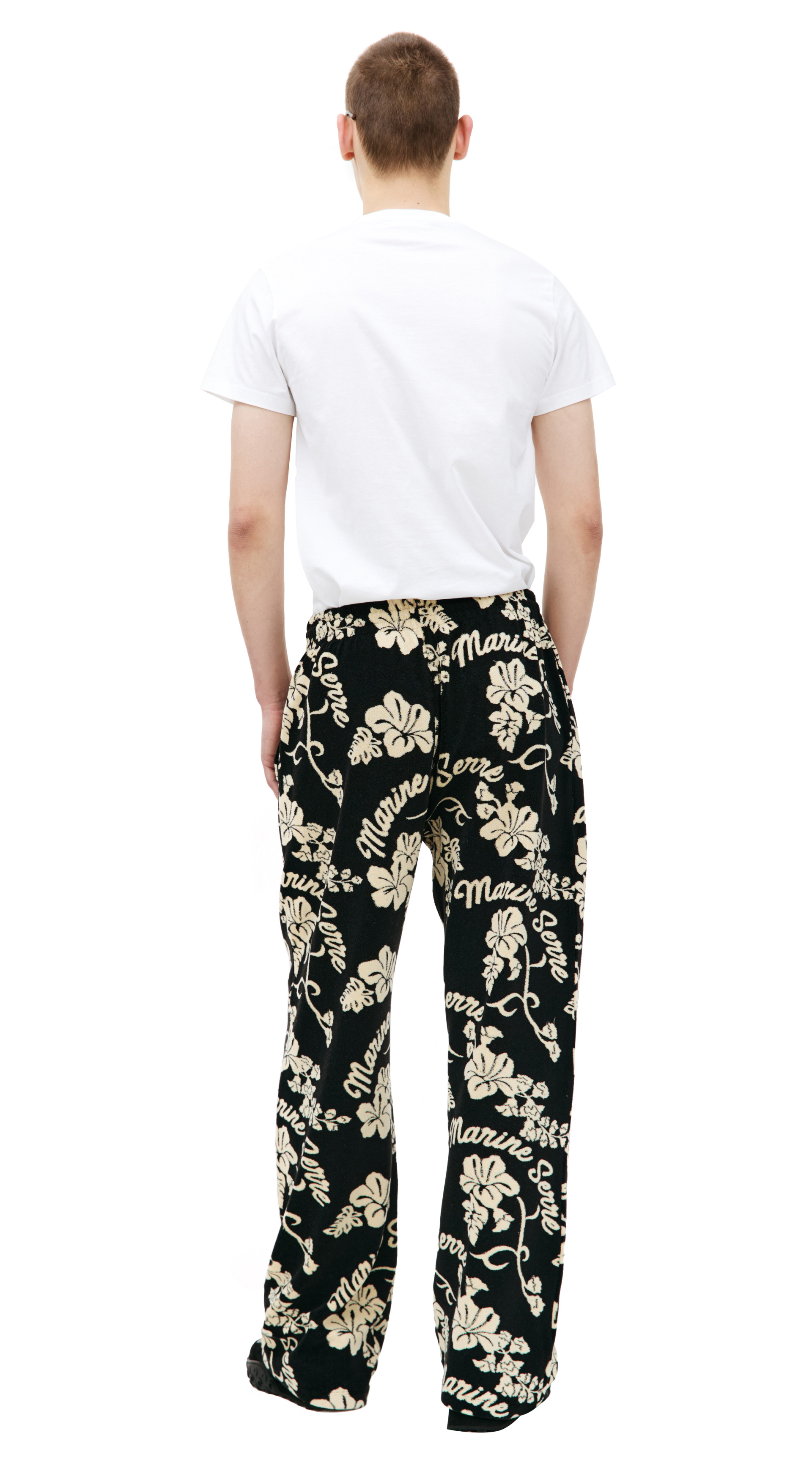MARINE SERRE Брюки с монопринтом