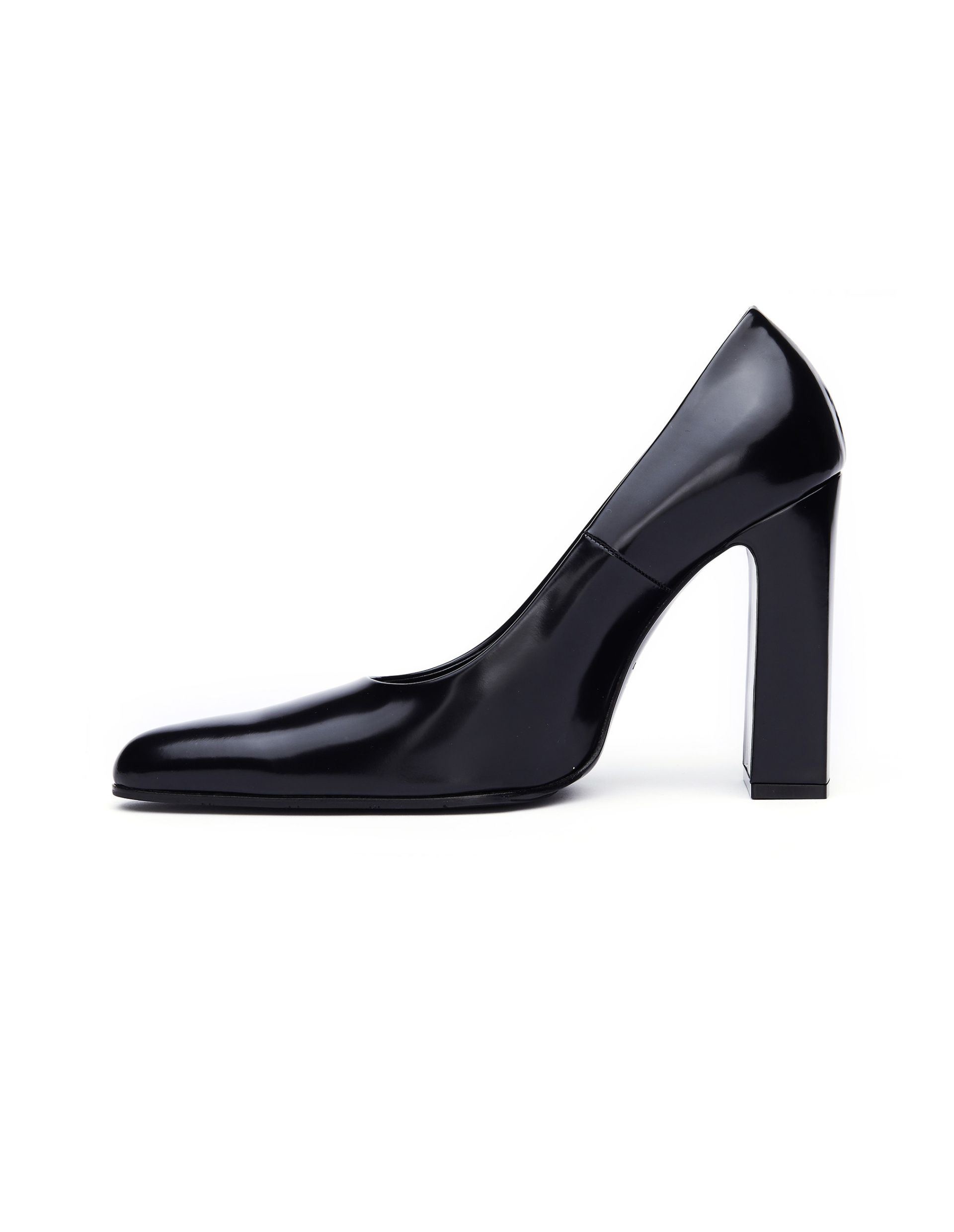 Balenciaga Туфли из полированной кожи Round