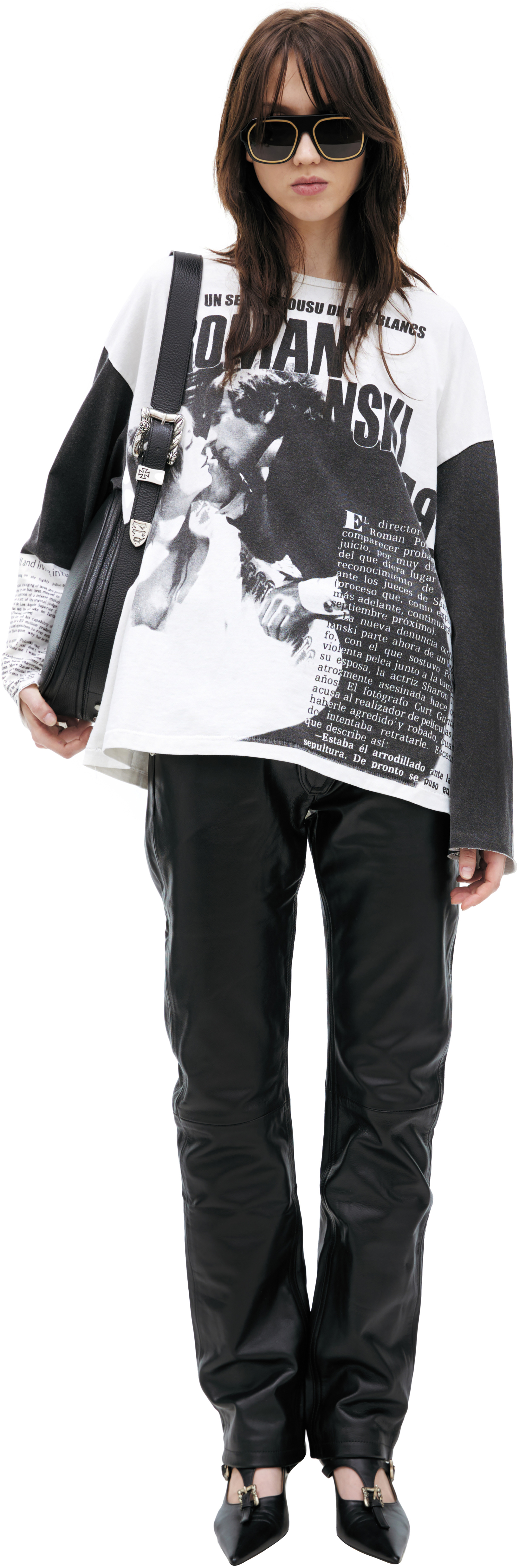 Enfants Riches Déprimés Белый лонгслив с принтами