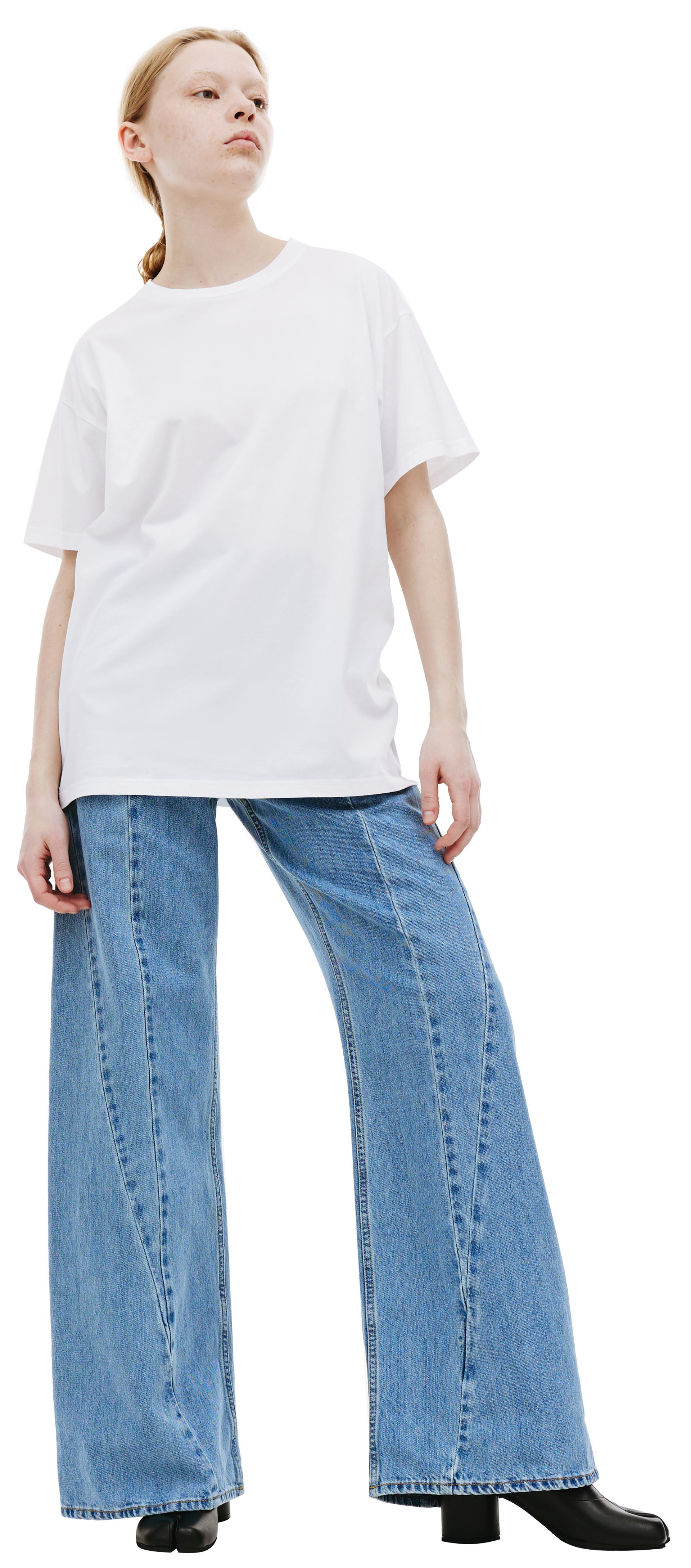 Maison Margiela Футболка с вышивкой логотипа