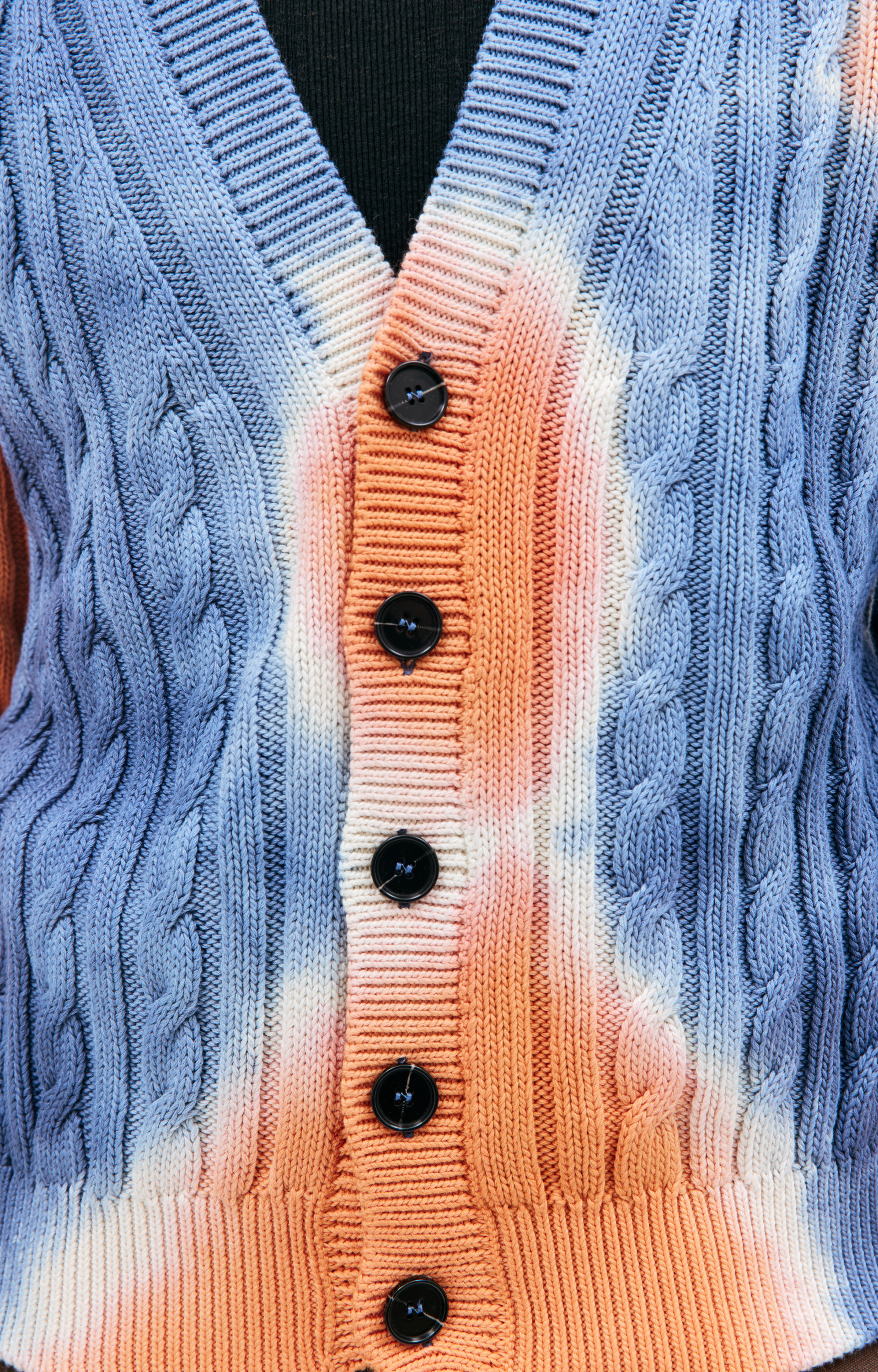 Diesel Вязаный кардиган J-Jonny с тай-дай эффектом