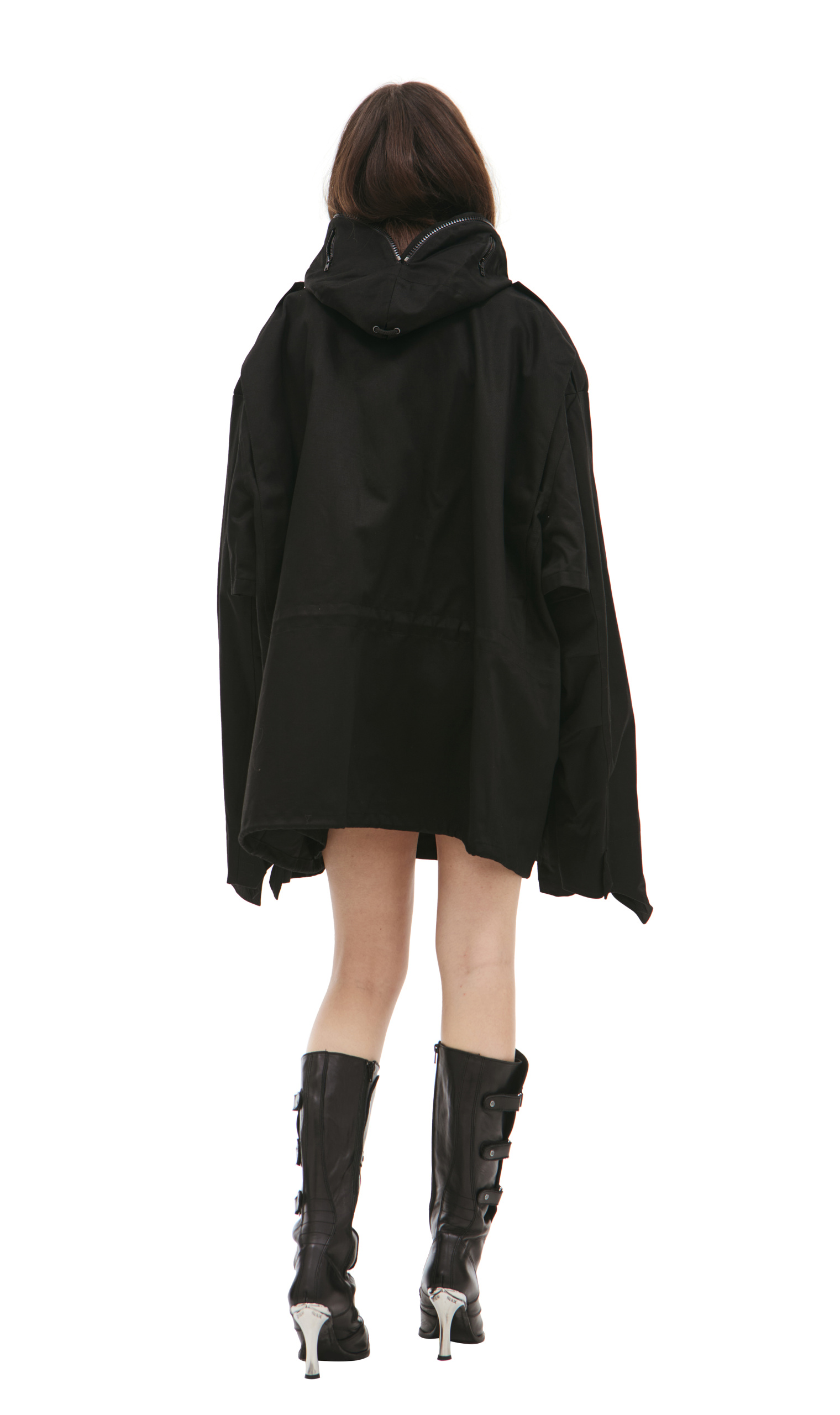 VETEMENTS Хлопковая куртка с капюшоном