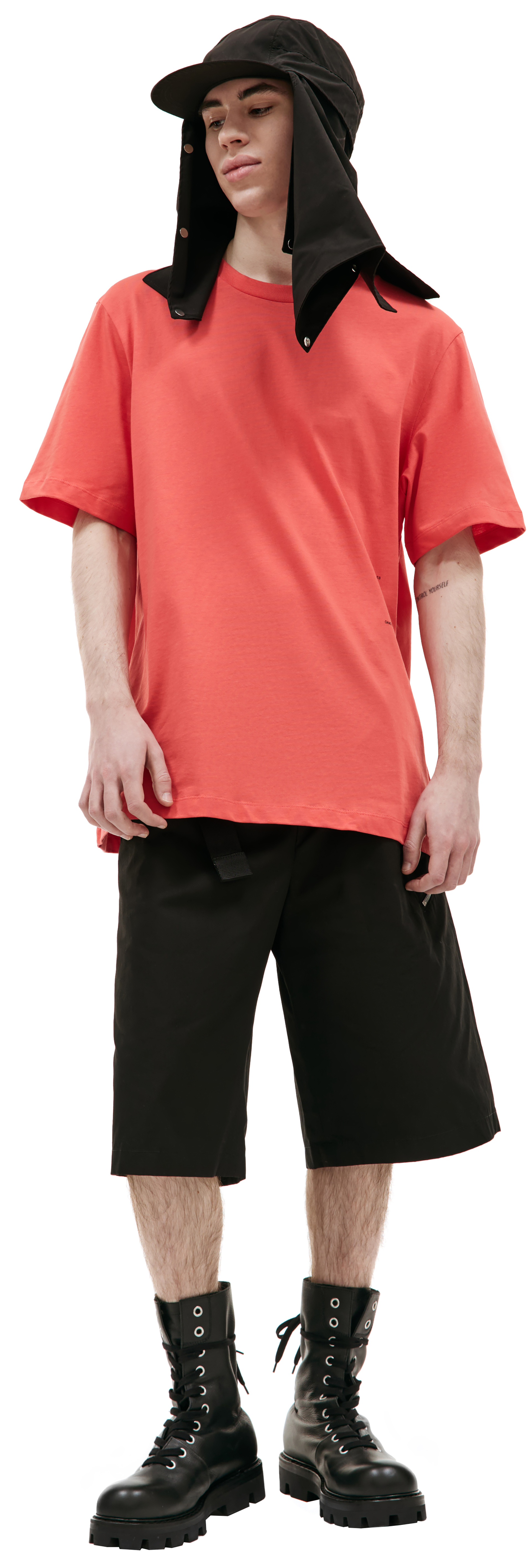 OAMC Футболка Stillest с шелковым патчем