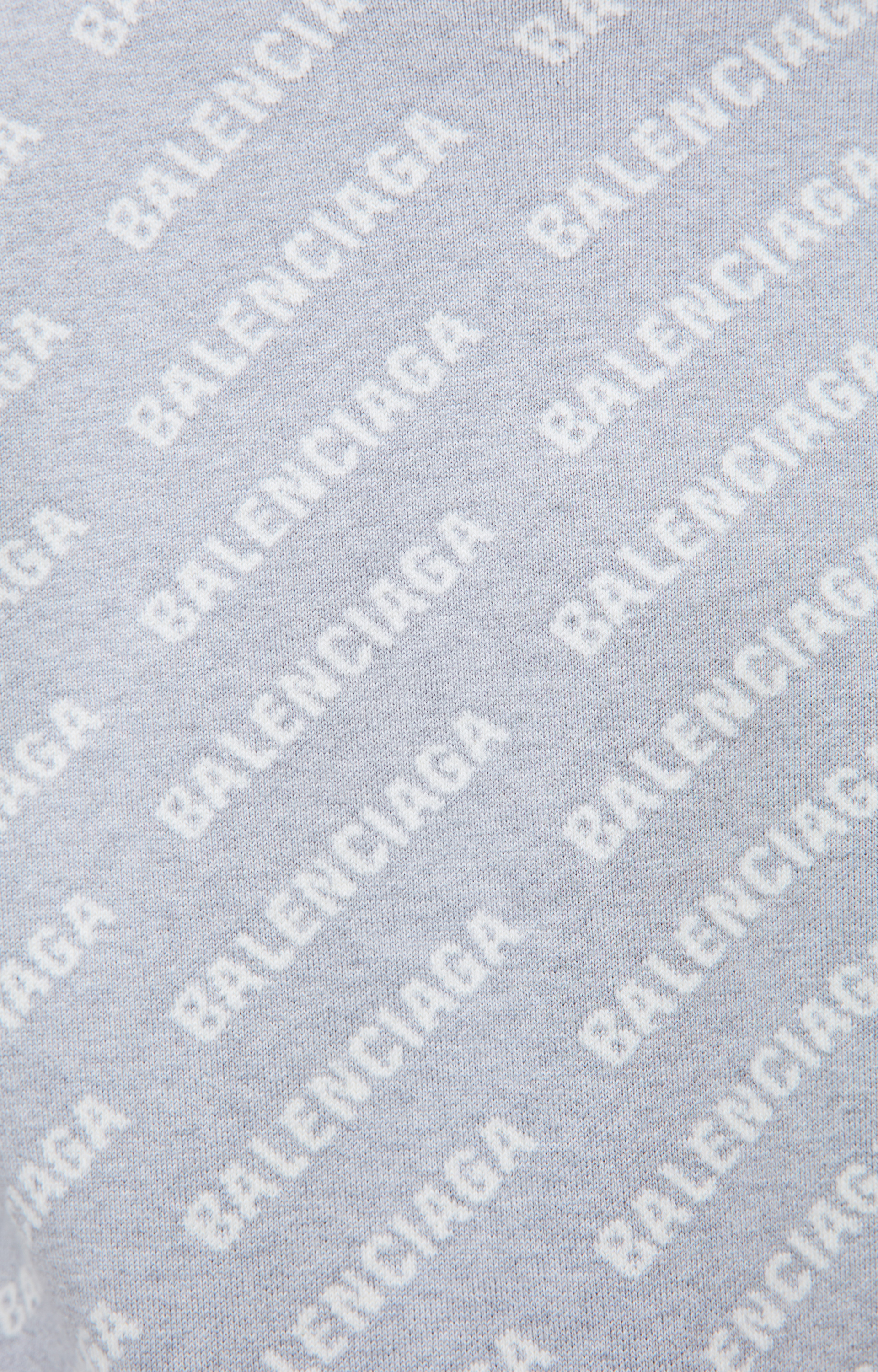 Balenciaga Серый свитер с логотипом