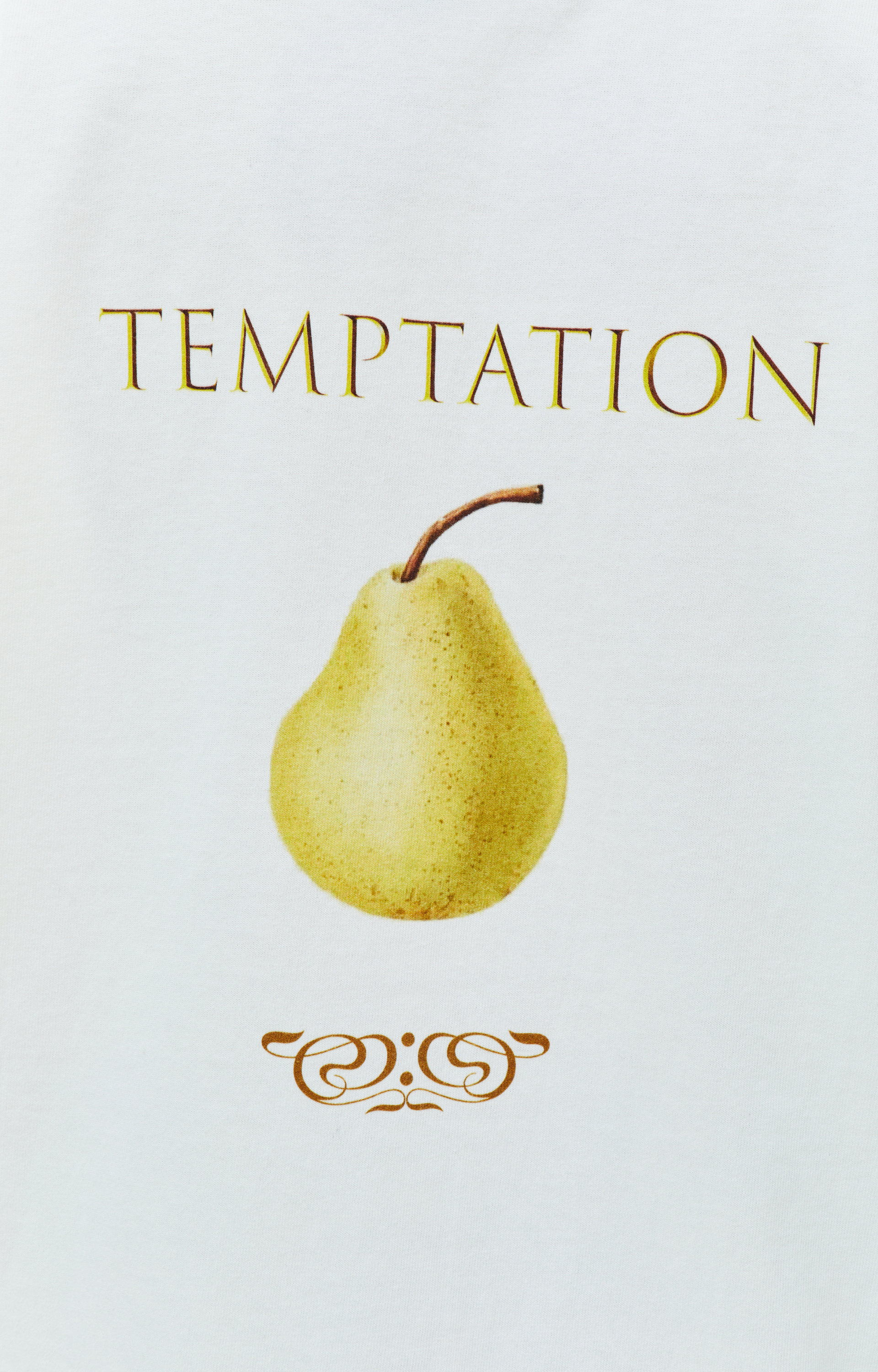 Children of the discordance Белый лонгслив с принтом