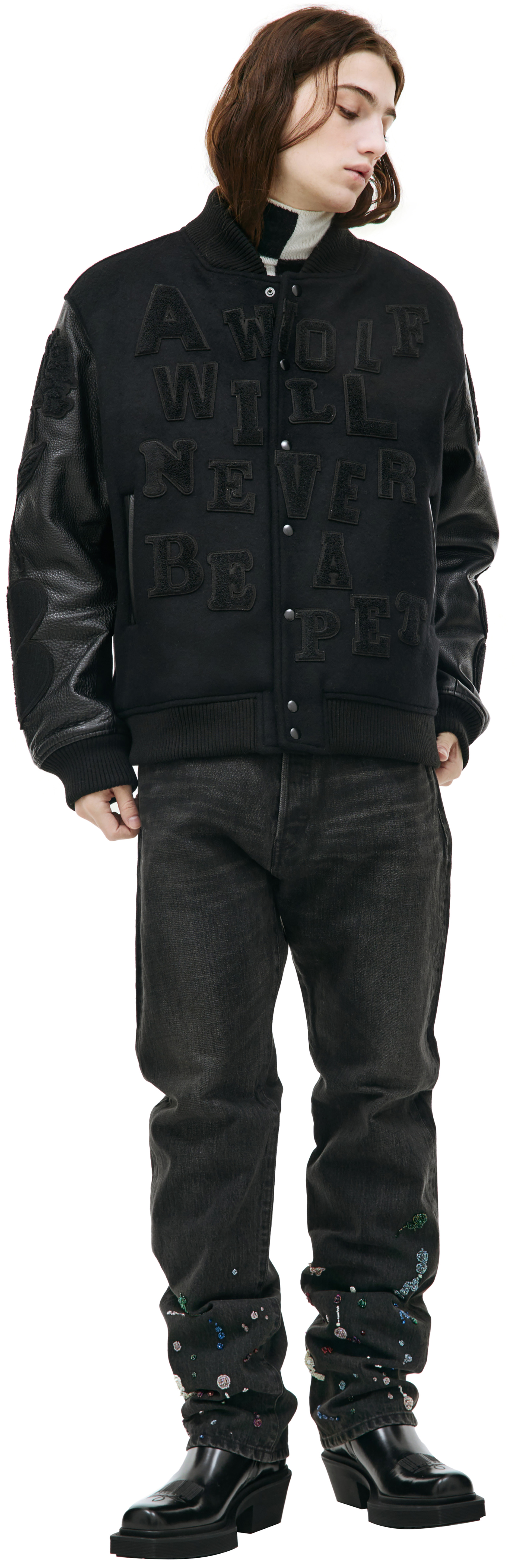 Undercover Комбинированный бомбер Balance Chaos с нашивками