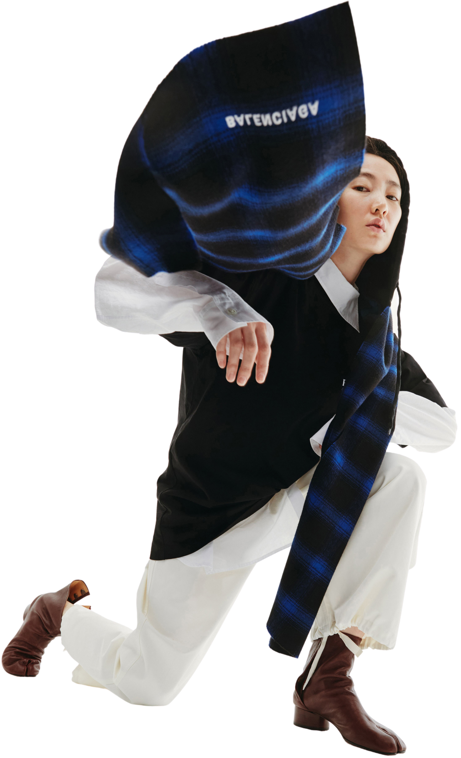 Balenciaga Шарф с капюшоном