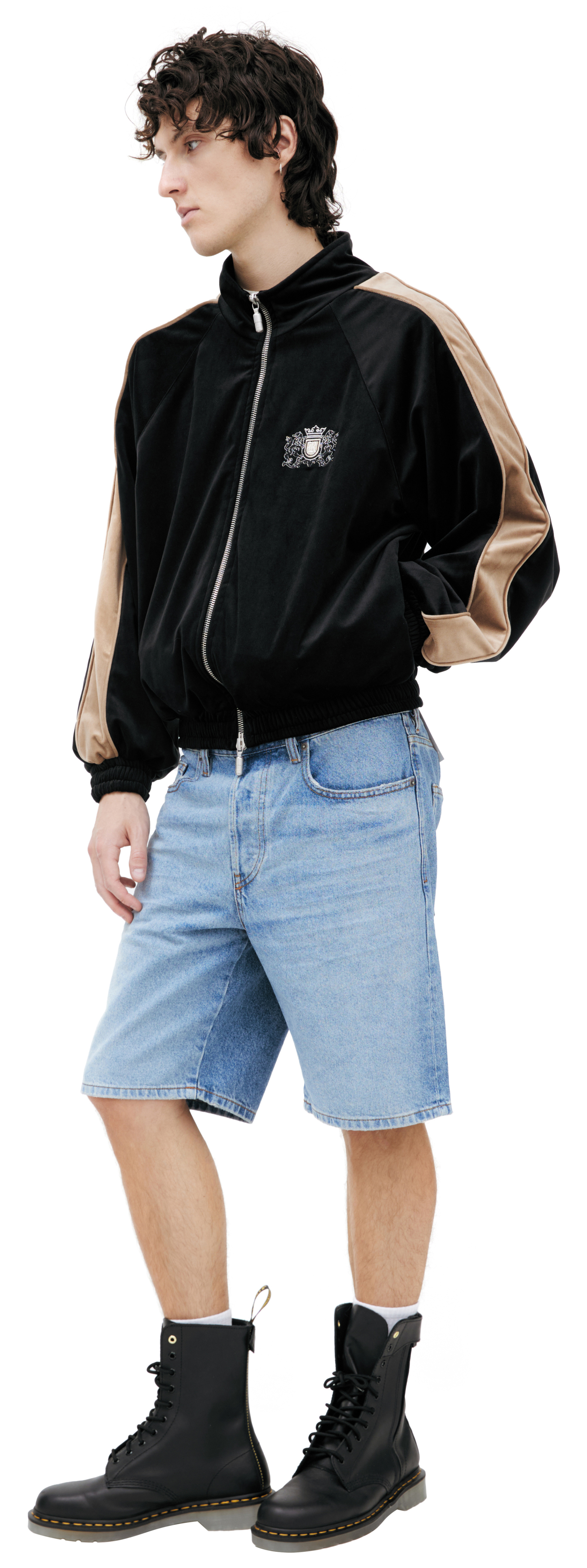 RHUDE Черная куртка с логотипом