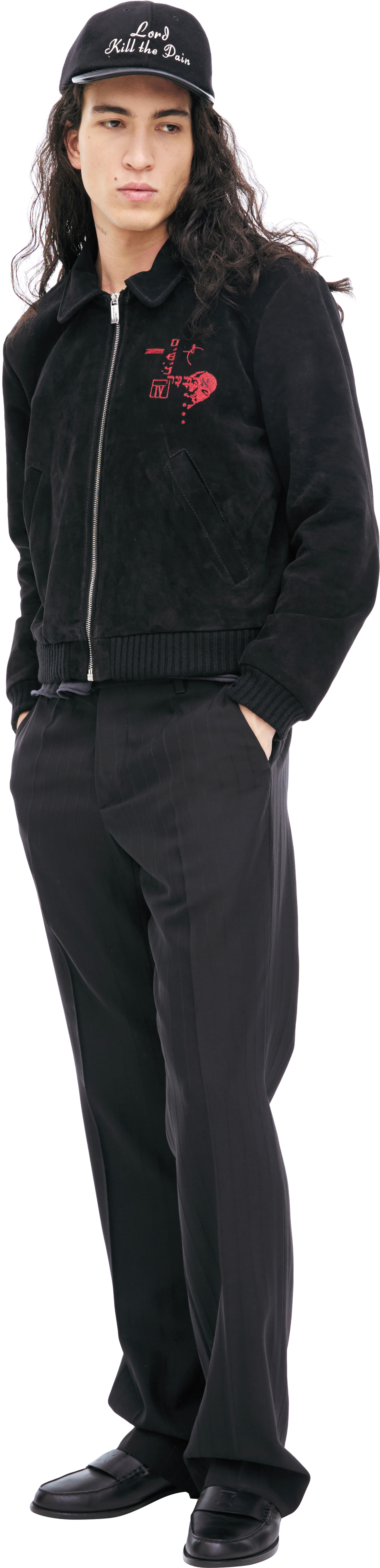 Enfants Riches Déprimés Замшевый бомбер