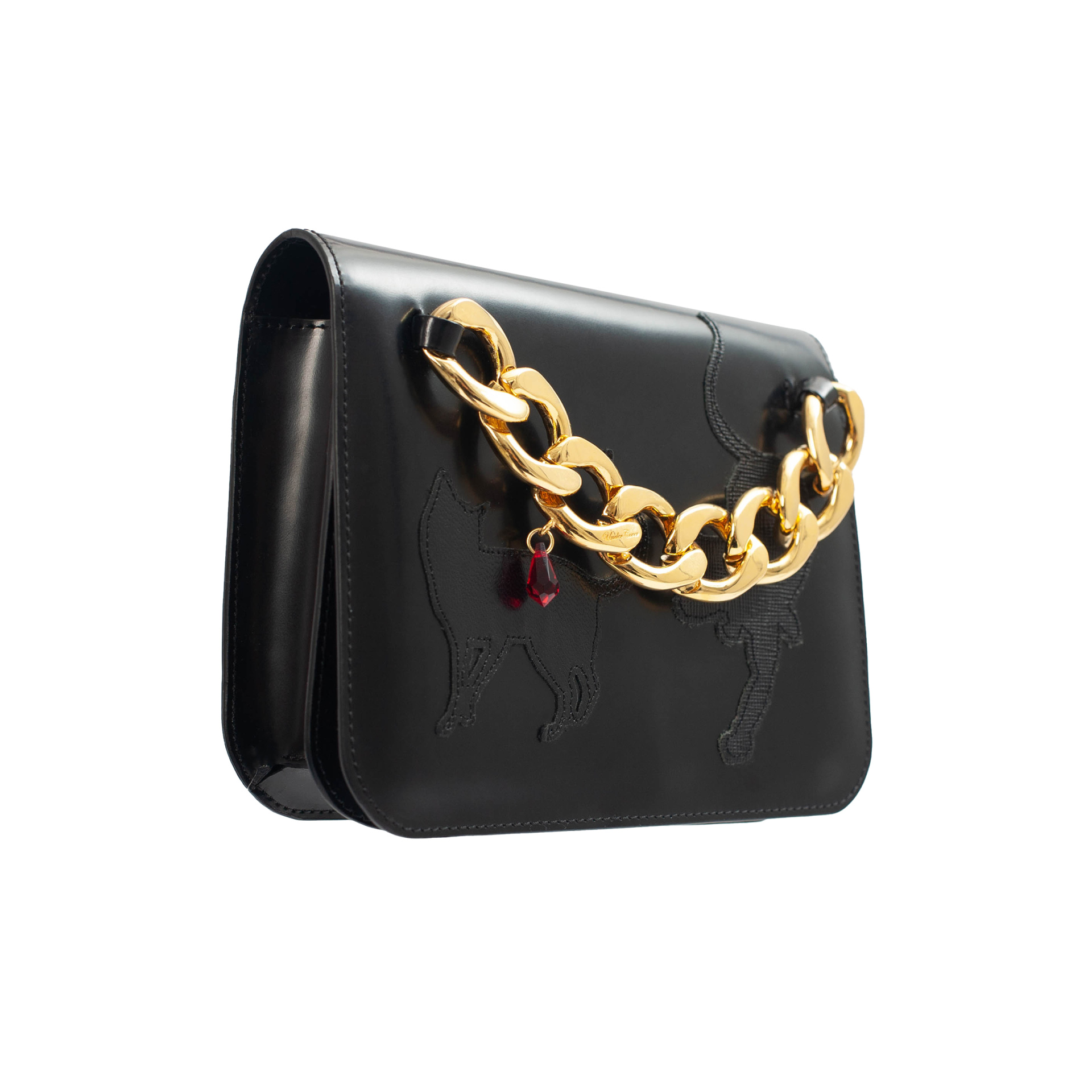 Undercover Кожаная сумка с аппликацией