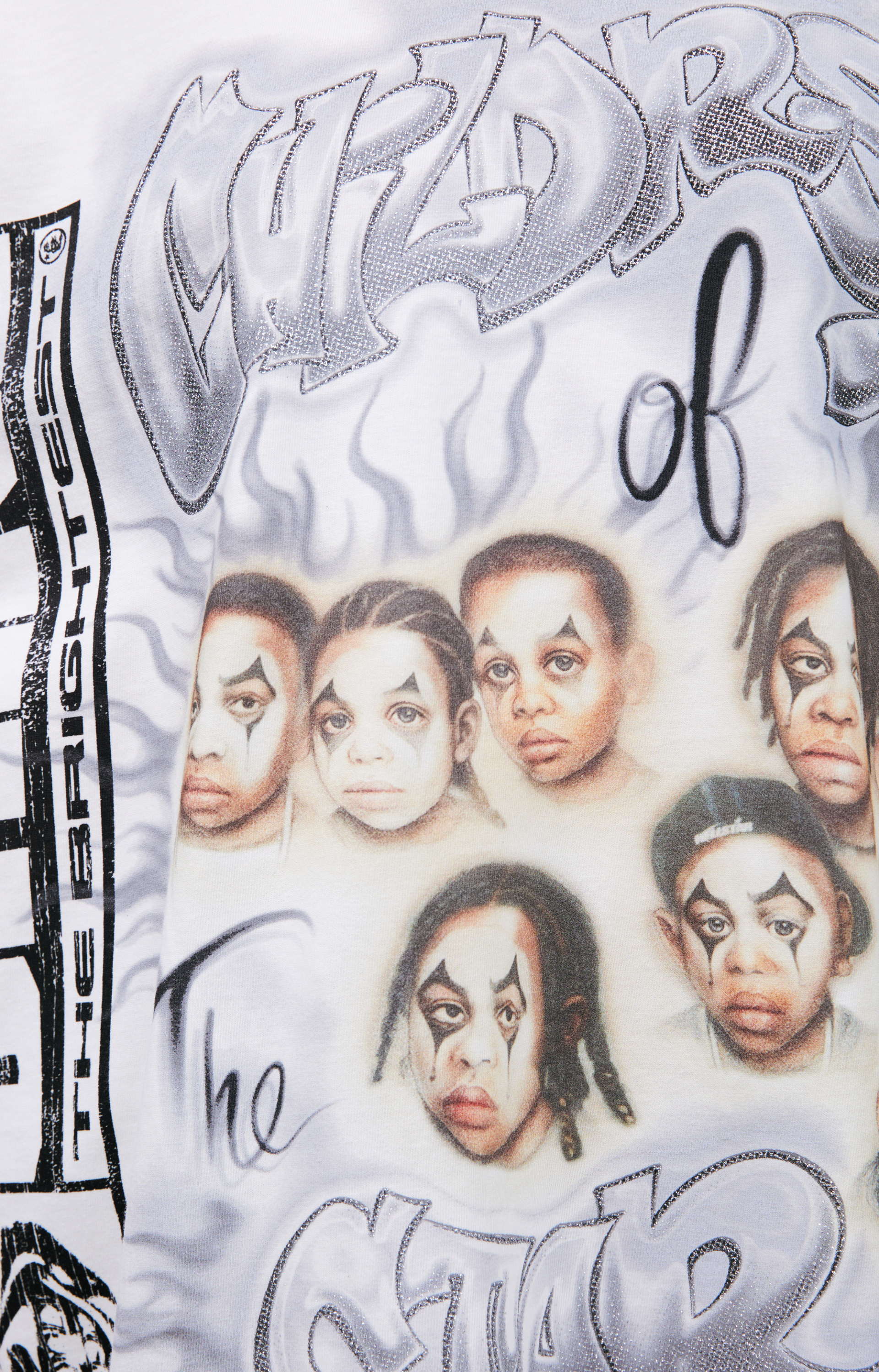 Hellstar Белая футболка с принтом