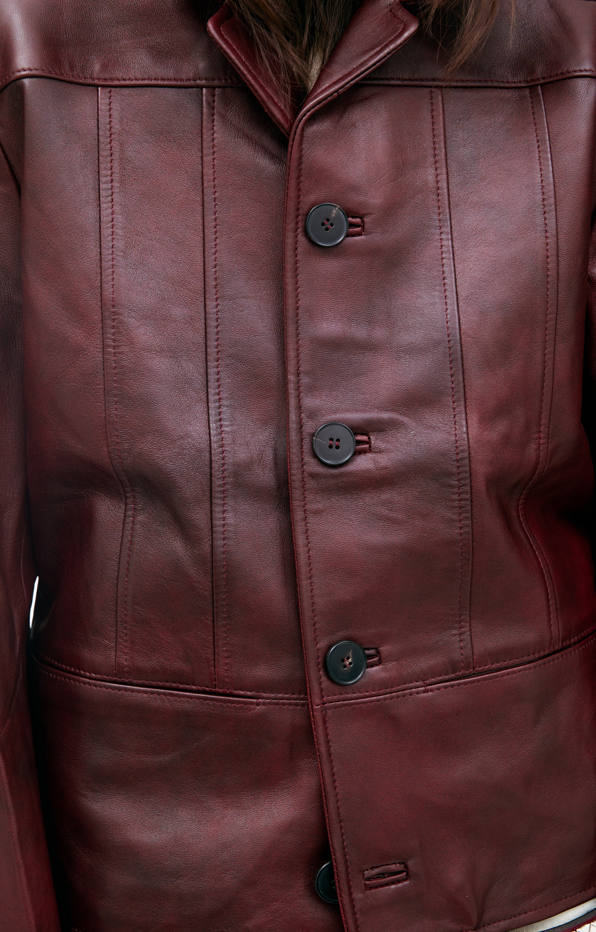 Enfants Riches Déprimés Красная куртка из кожи