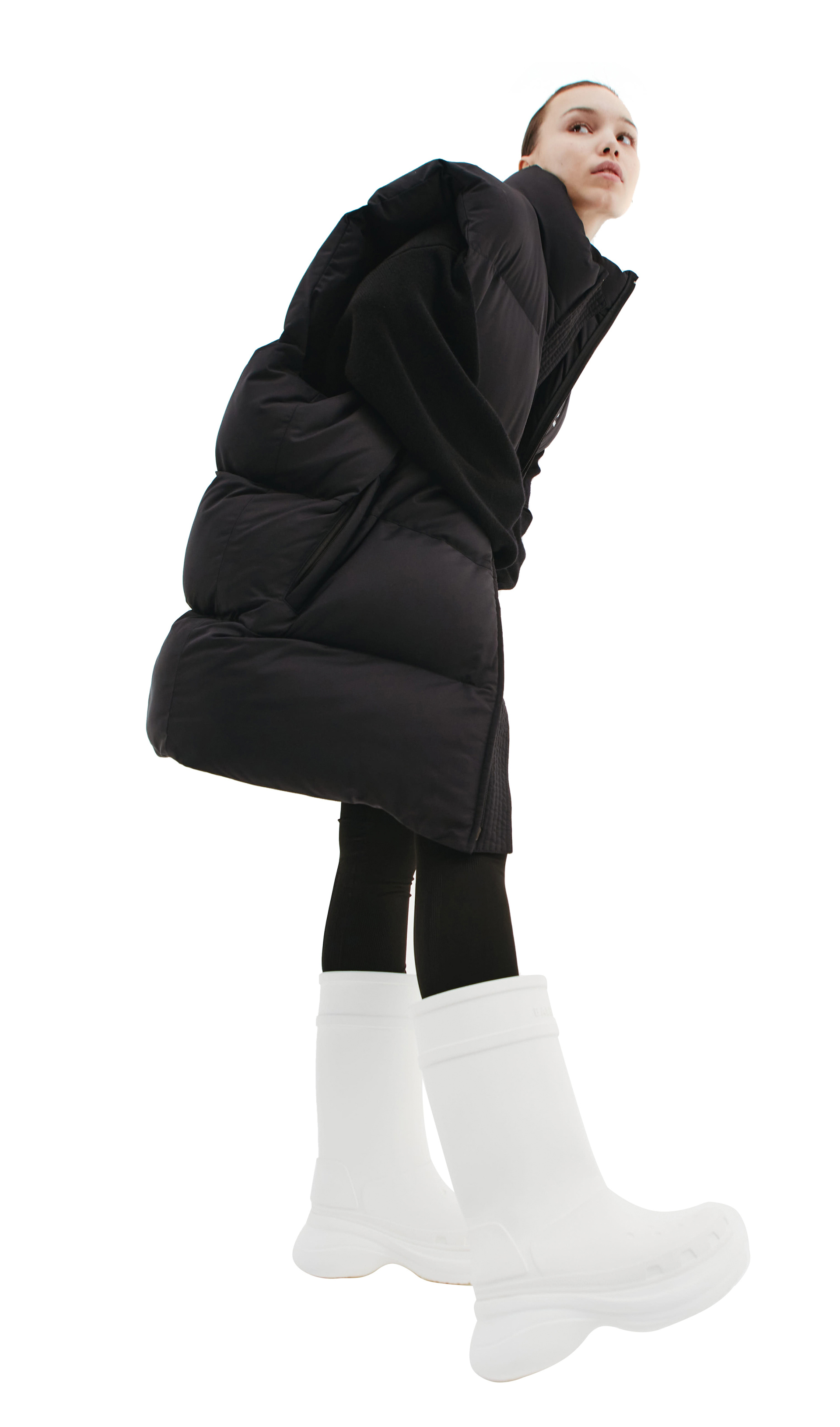 Balenciaga Оверсайз жилет с вышивкой логотипа