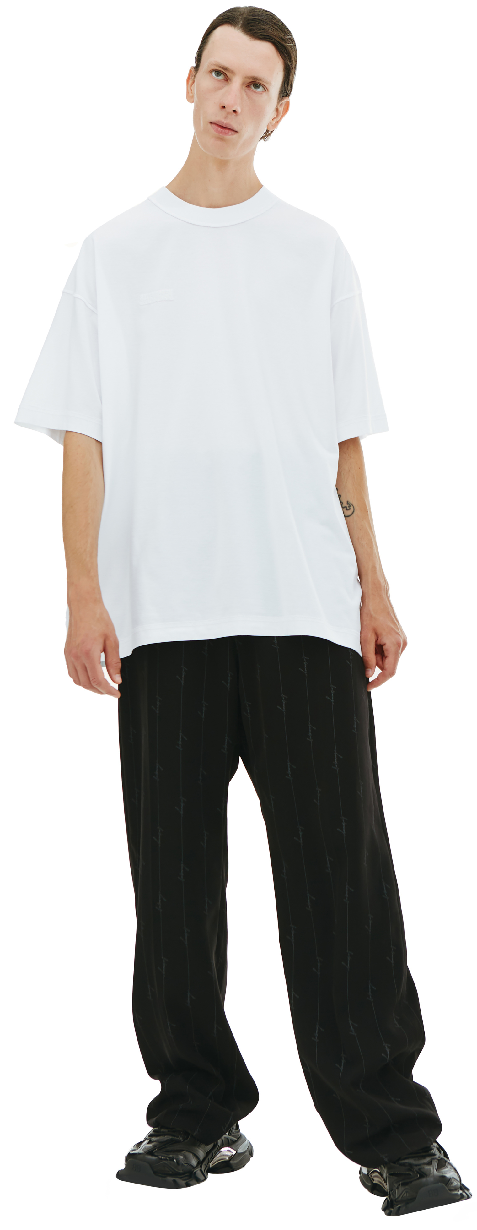 VETEMENTS Футболка со швами наизнанку