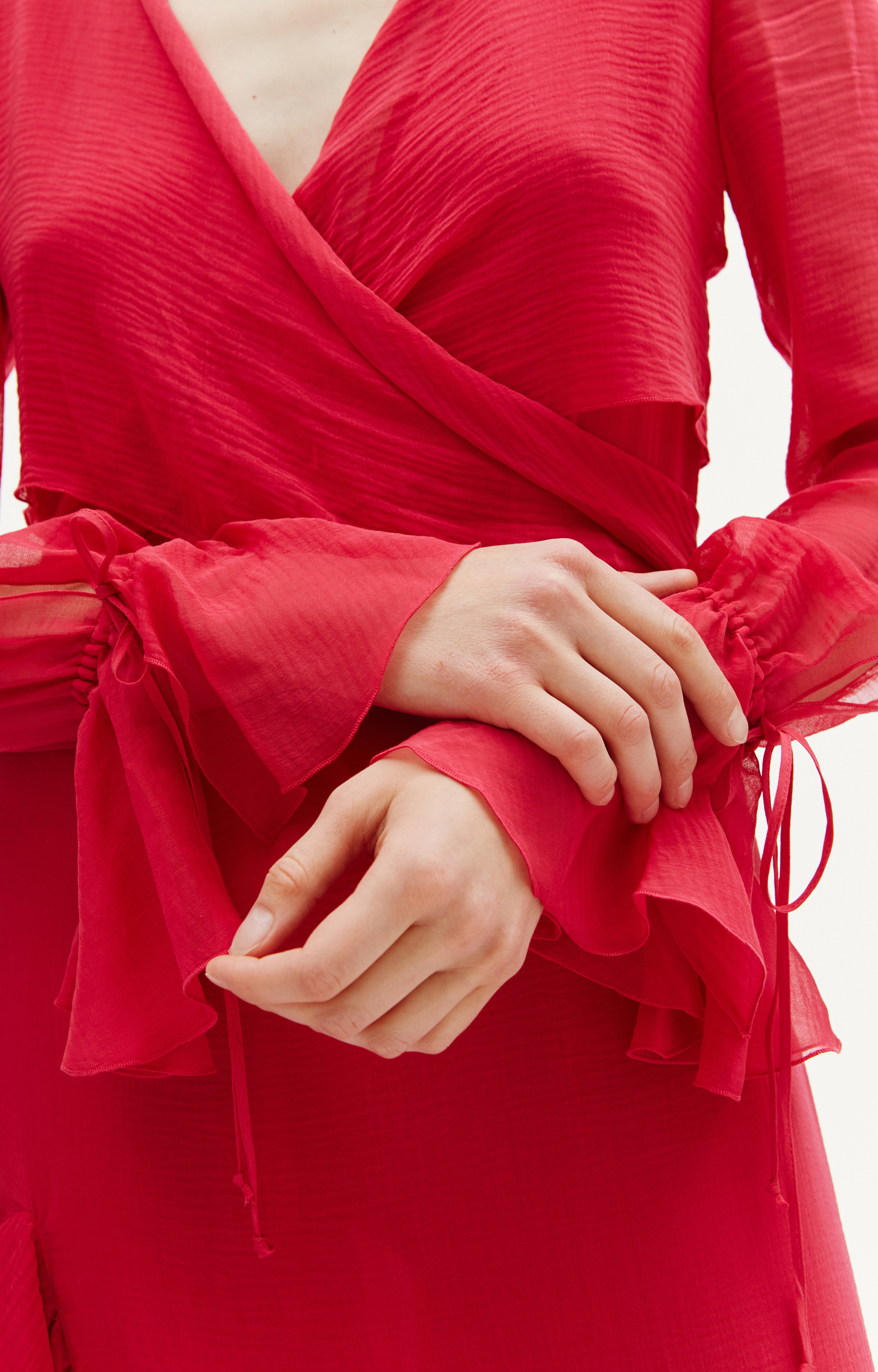 Blumarine Платье макси с оборками