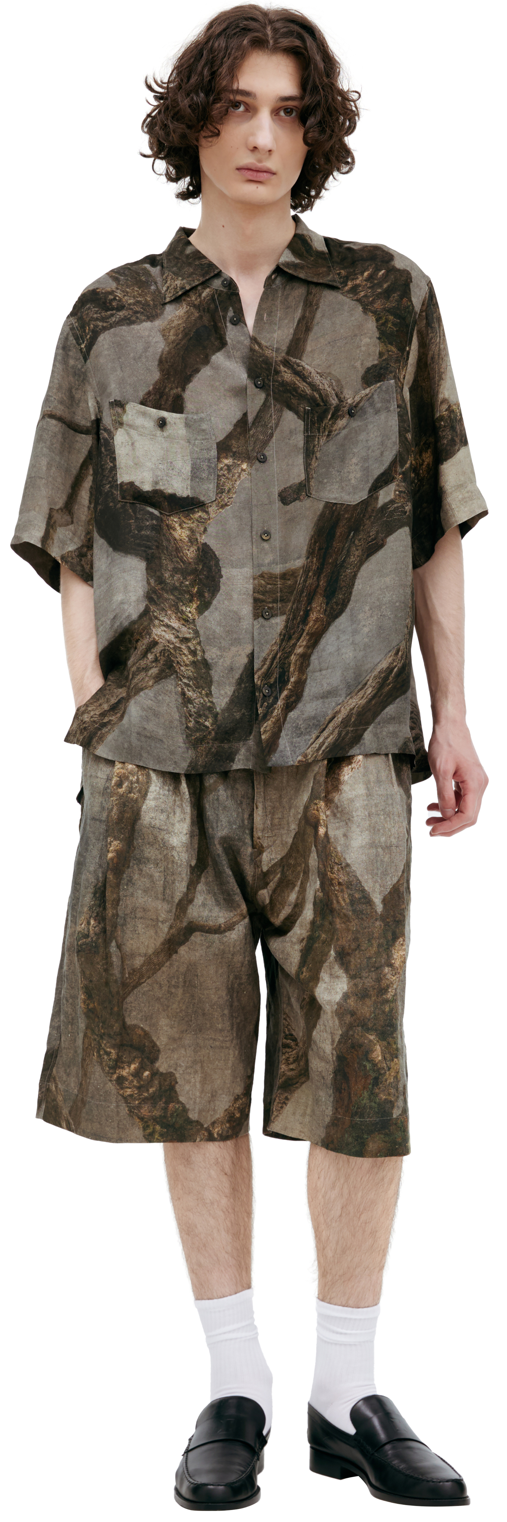 Ziggy Chen Рубашка с коротким рукавом