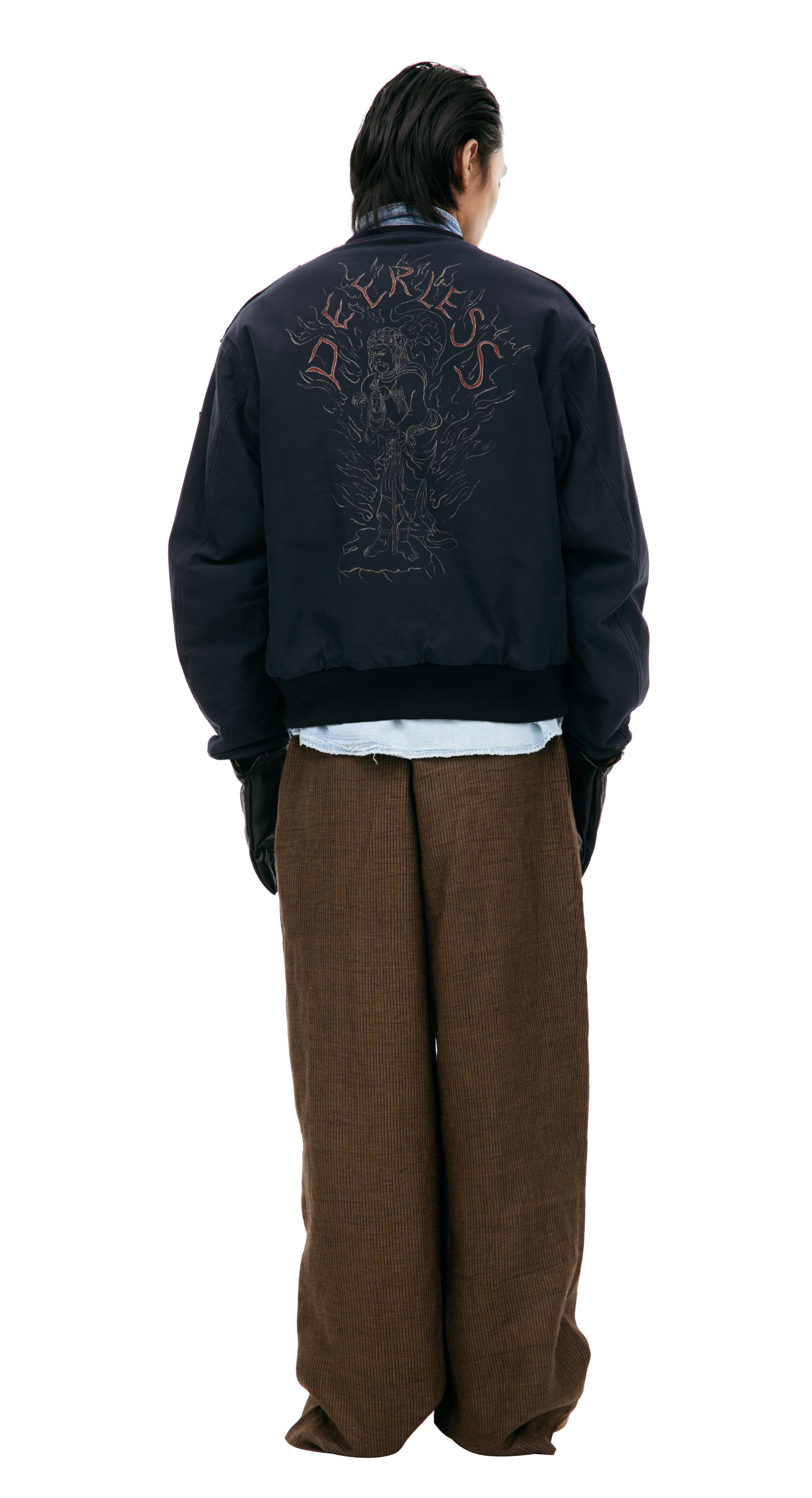 visvim Двусторонний бомбер с вышивкой