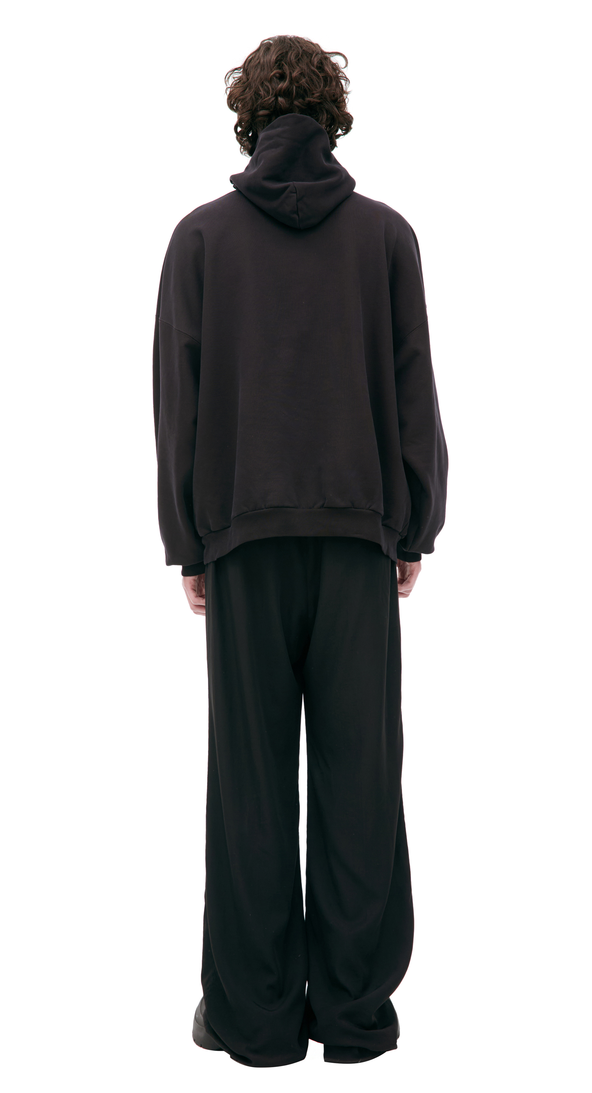 Balenciaga Черное худи \'Beverly Hills\'