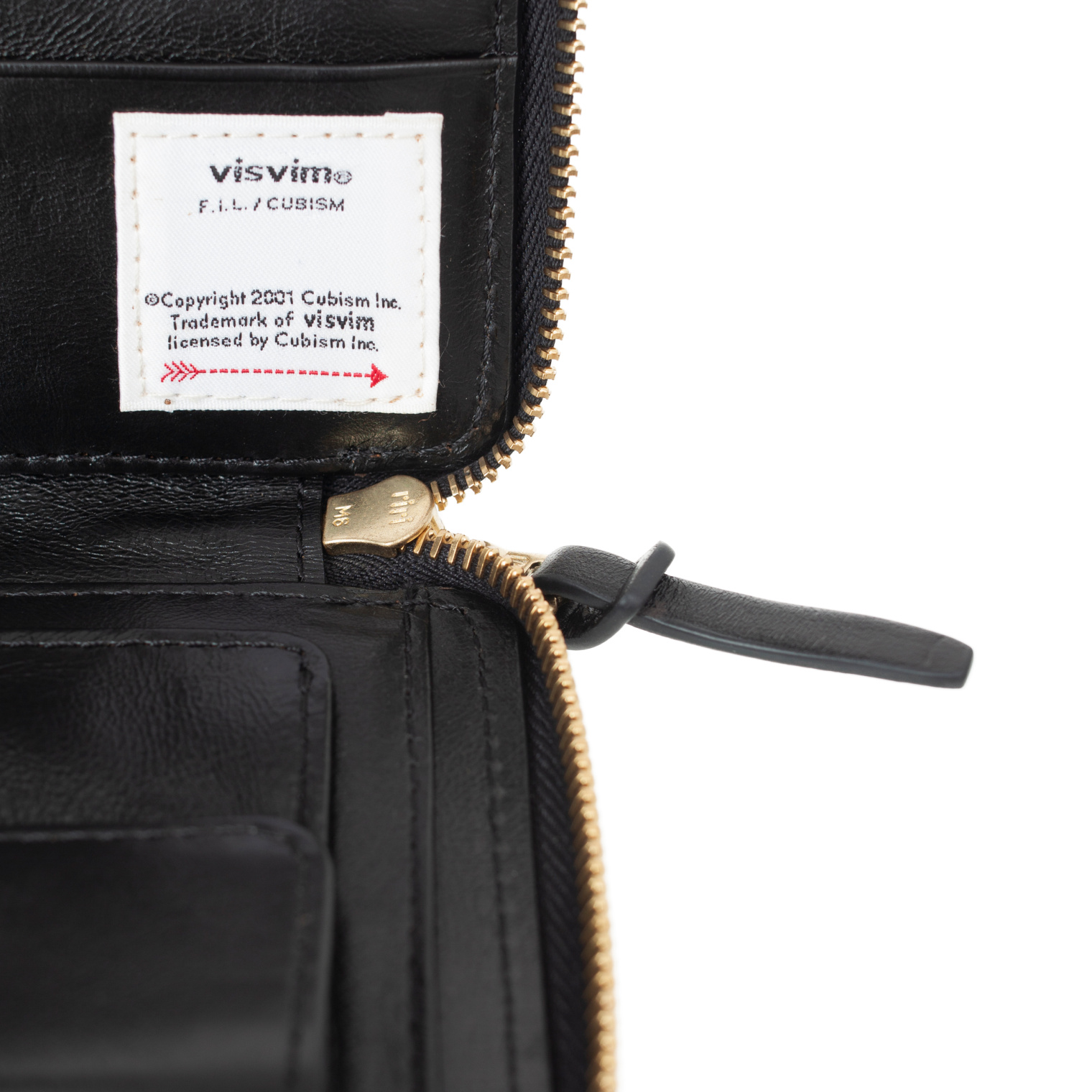 visvim Кожаный кошелек на молнии