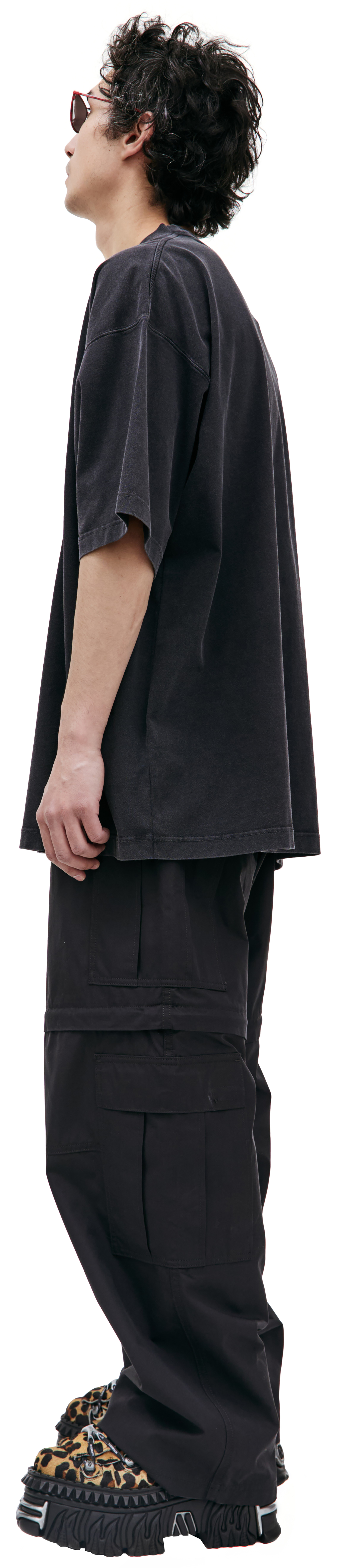 VETEMENTS Оверсайз футболка \'PARIS XXXL\'