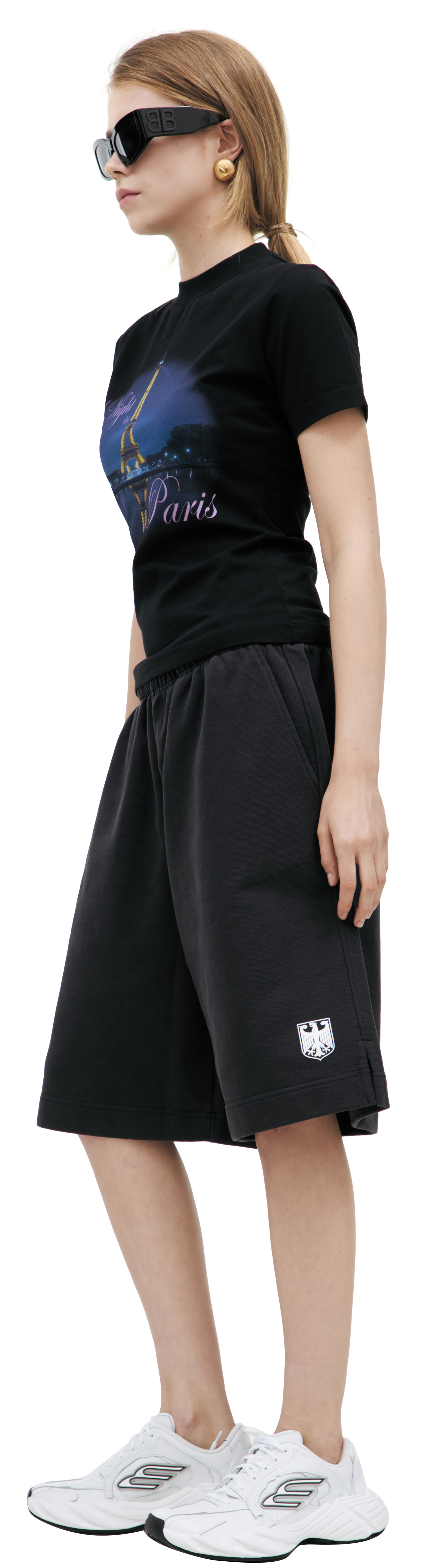 VETEMENTS Шорты с принтом