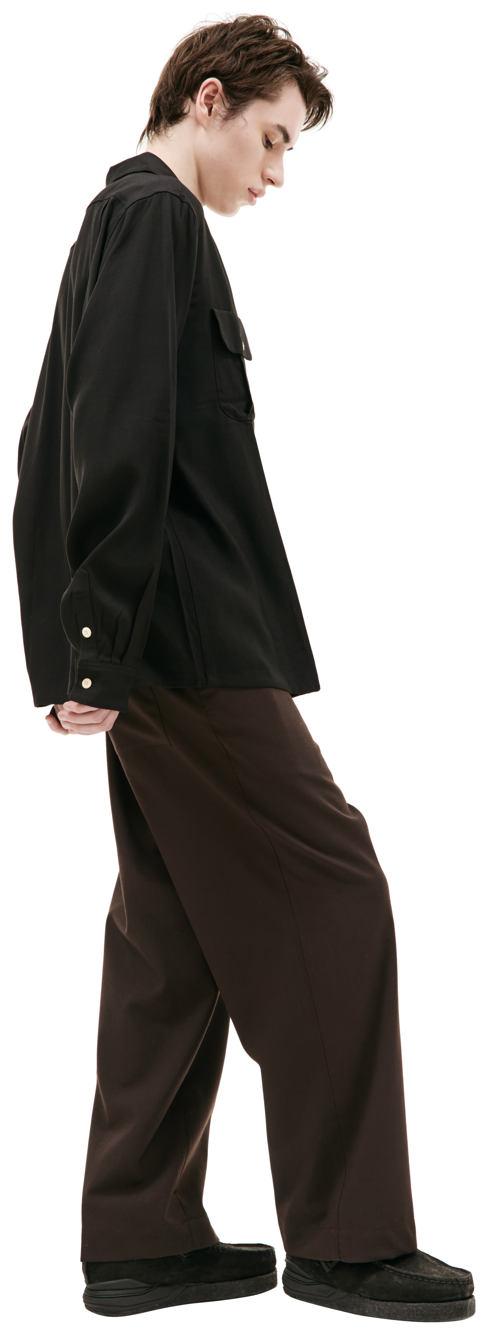 visvim Рубашка Keesey G.S. с накладными карманами