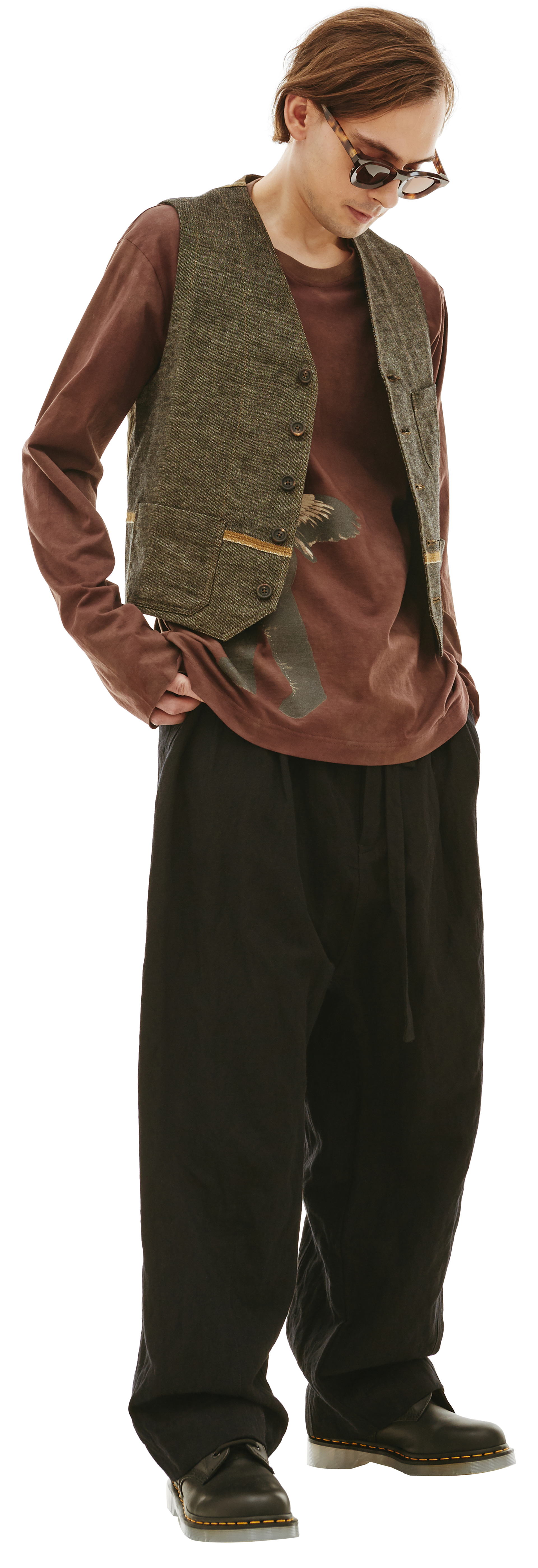 Ziggy Chen Комбинированный жилет