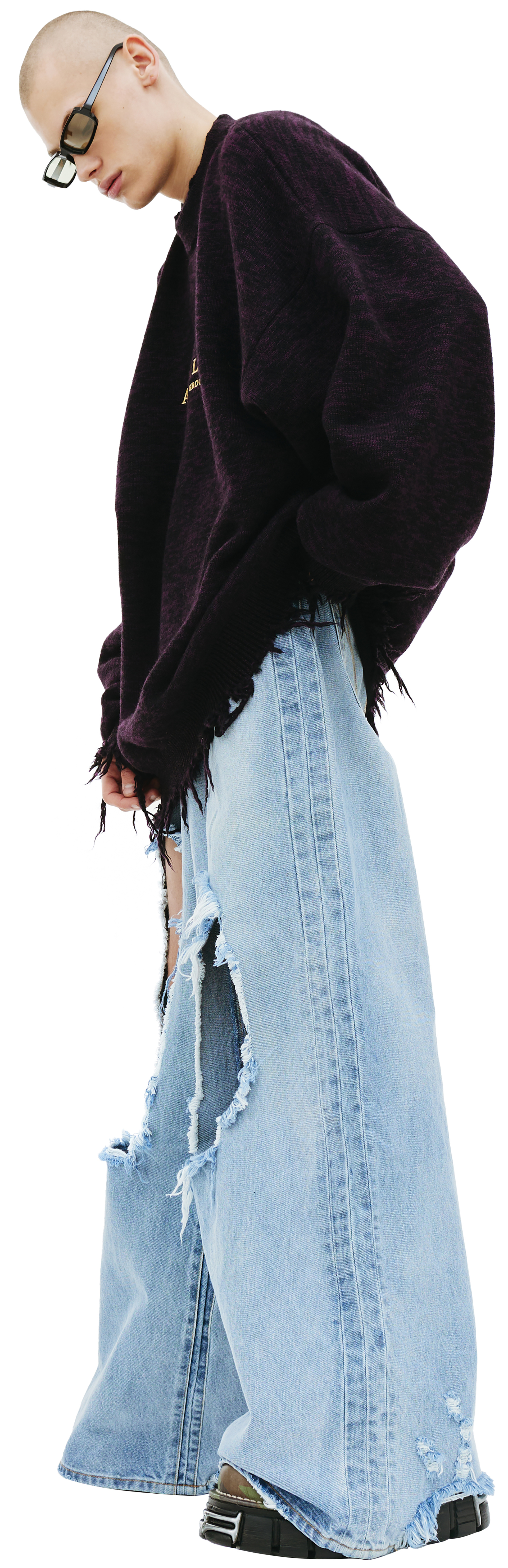 VETEMENTS Шерстяной свитер с принтом Afterlife