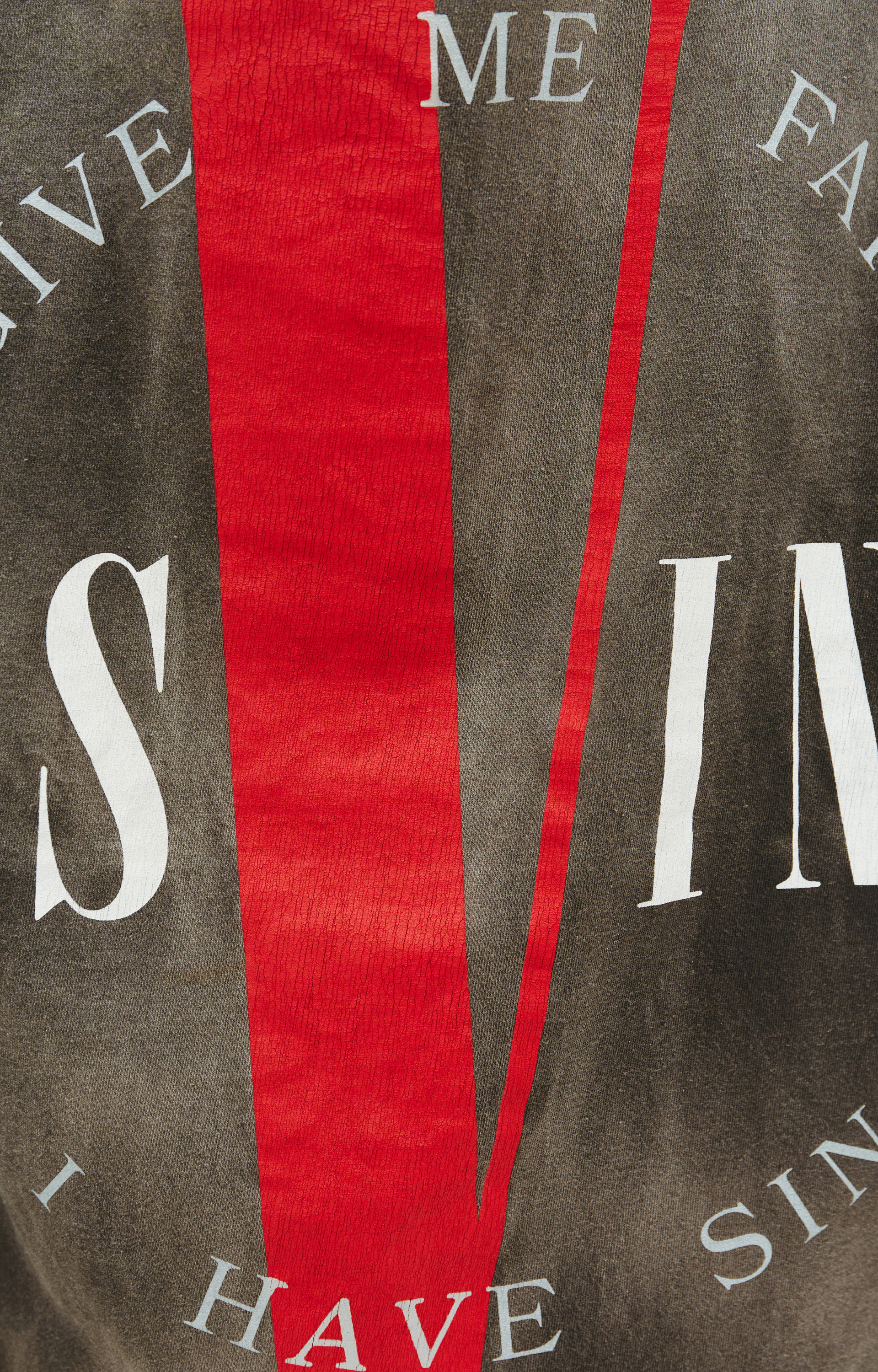 Saint Michael Лонгслив с принтом Vlone x Saint Michael