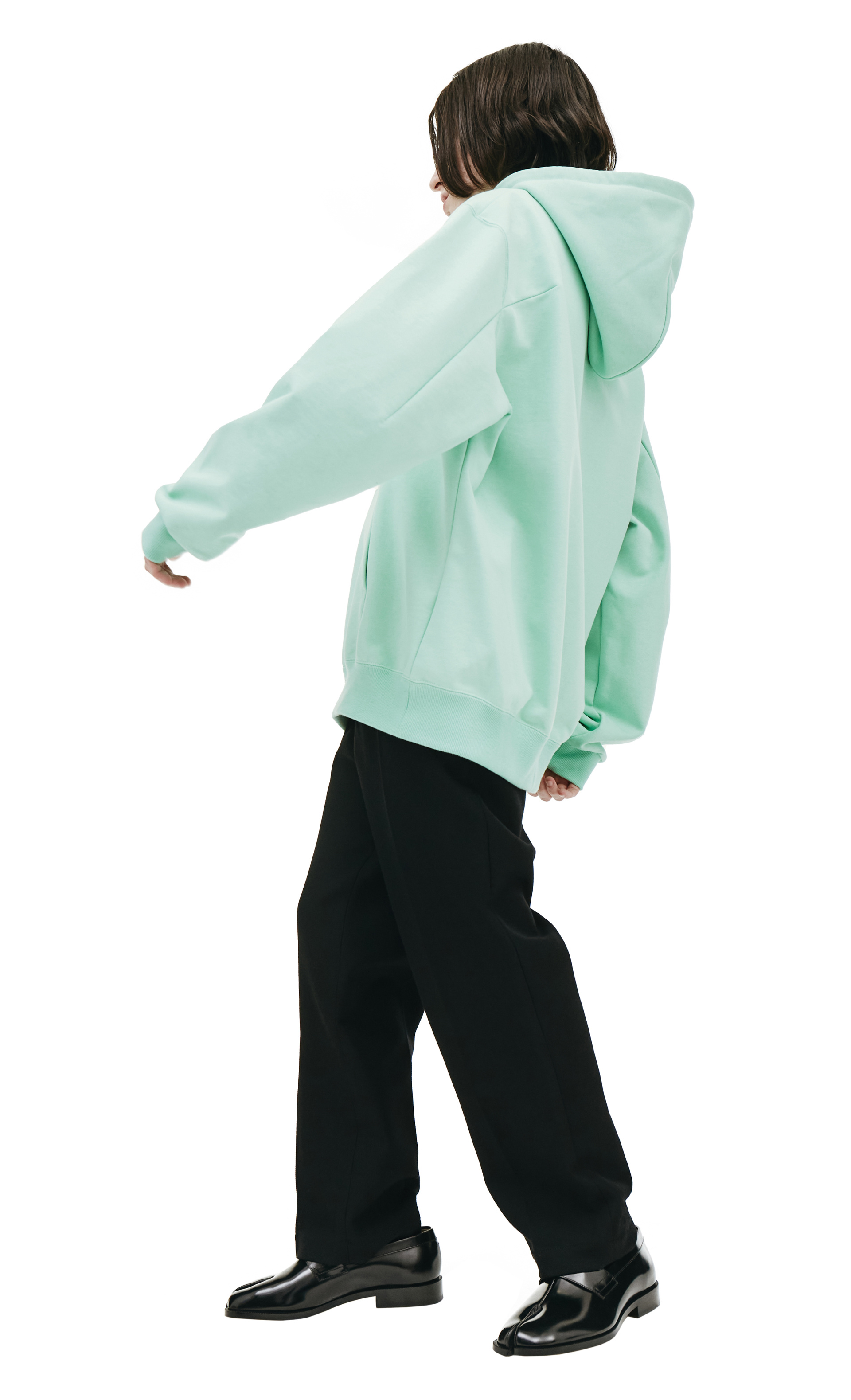 Doublet Мятное худи с вышивкой Anniversary