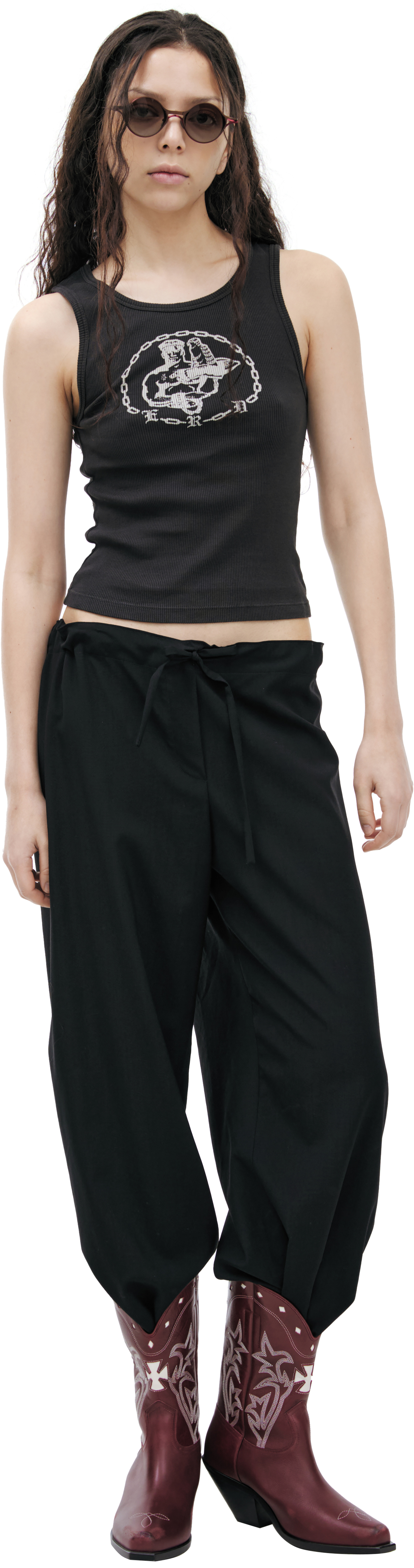 Enfants Riches Déprimés Топ с принтом