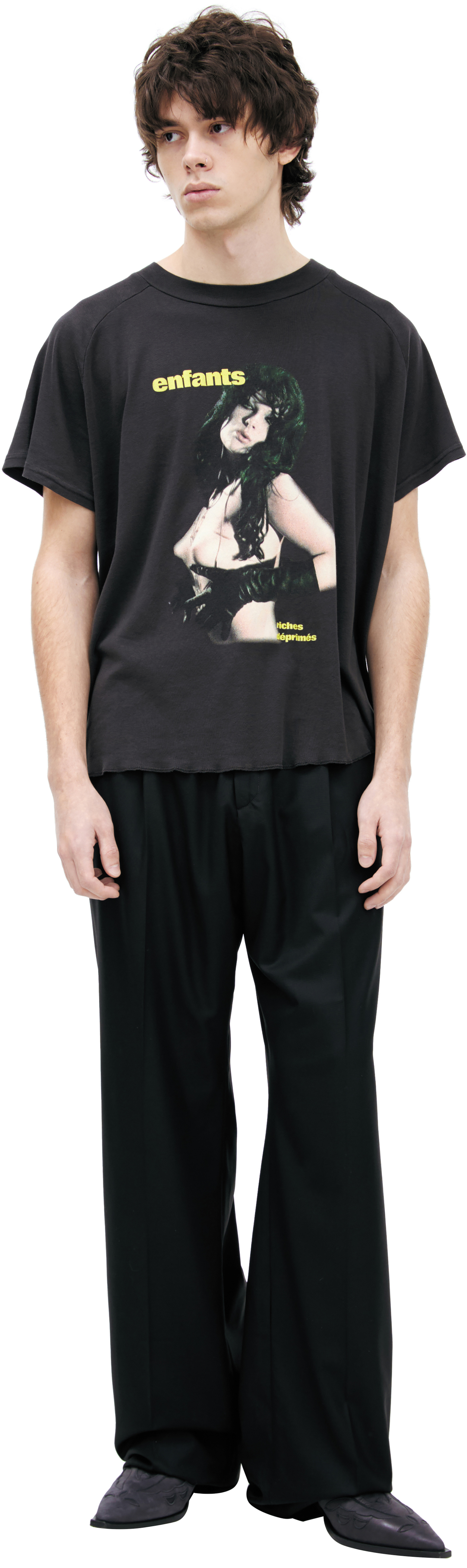 Enfants Riches Déprimés Черная футболка с принтом