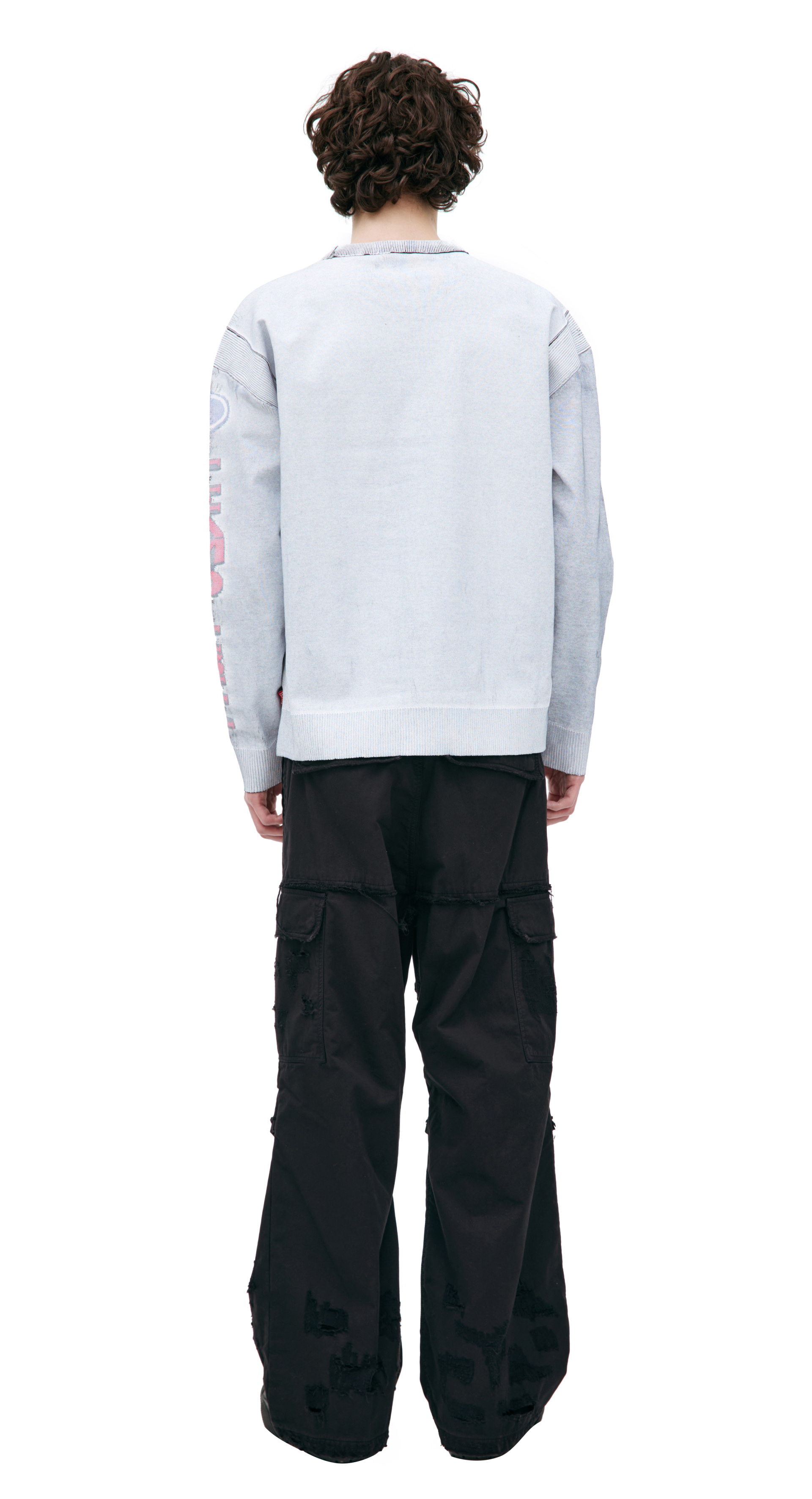 Diesel Свитшот с эффектом краски