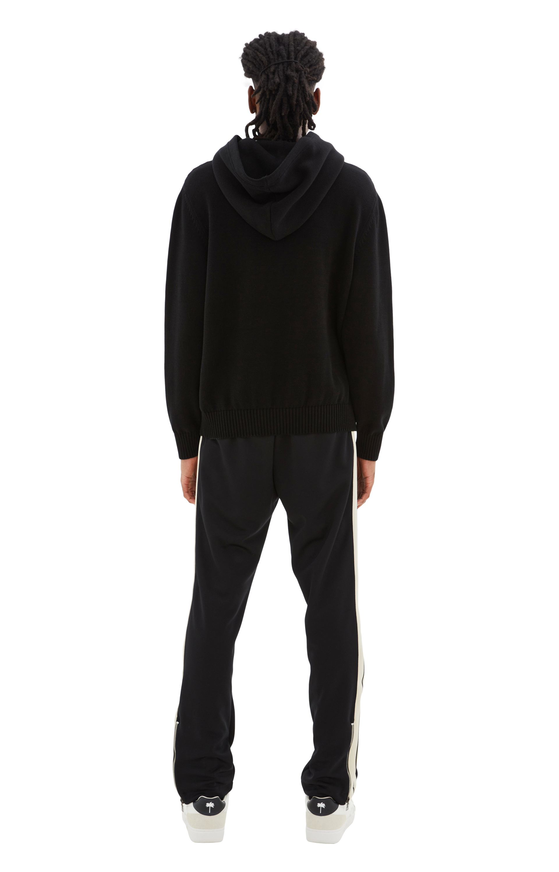 Palm Angels Черное худи с логотипом