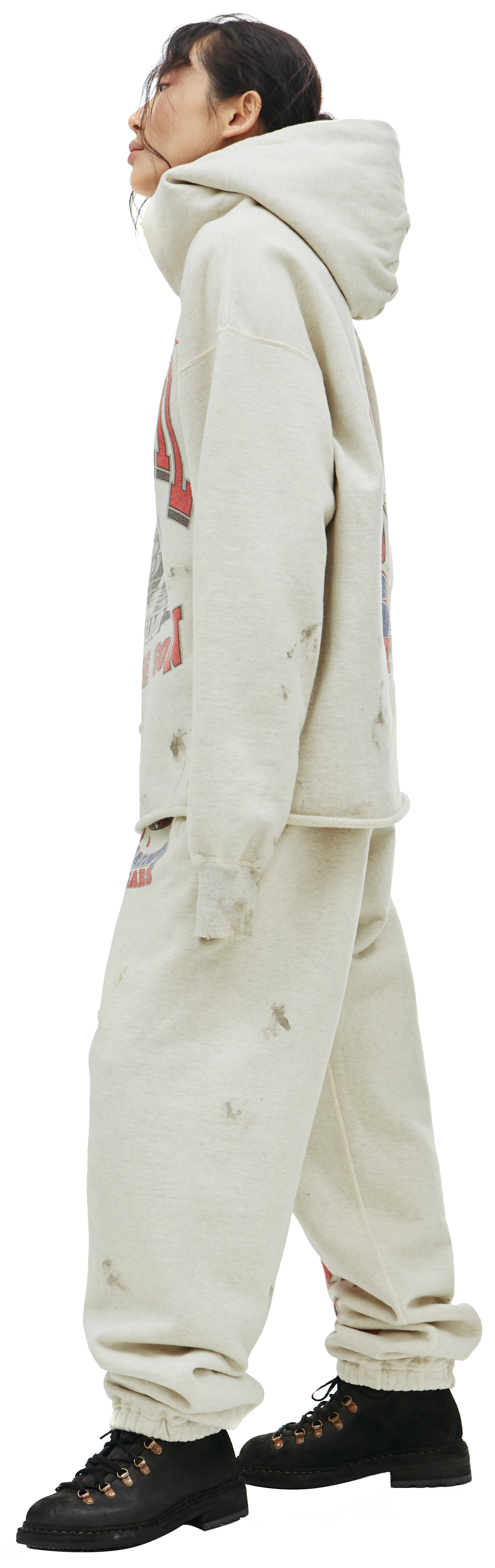 Saint Michael Выстиранный худи Saint Michael x Denim Tears